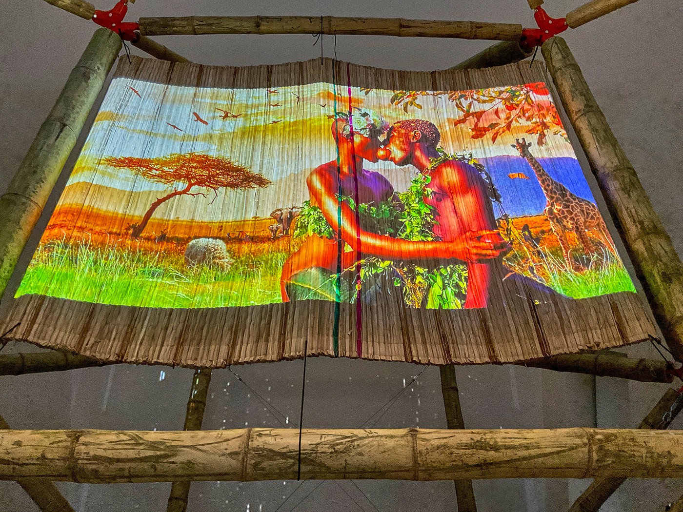 Kwasi Darko, In my father's house / multimedia-installation, 2021. Photo: Jürgen Spiler/Dortmunder U.