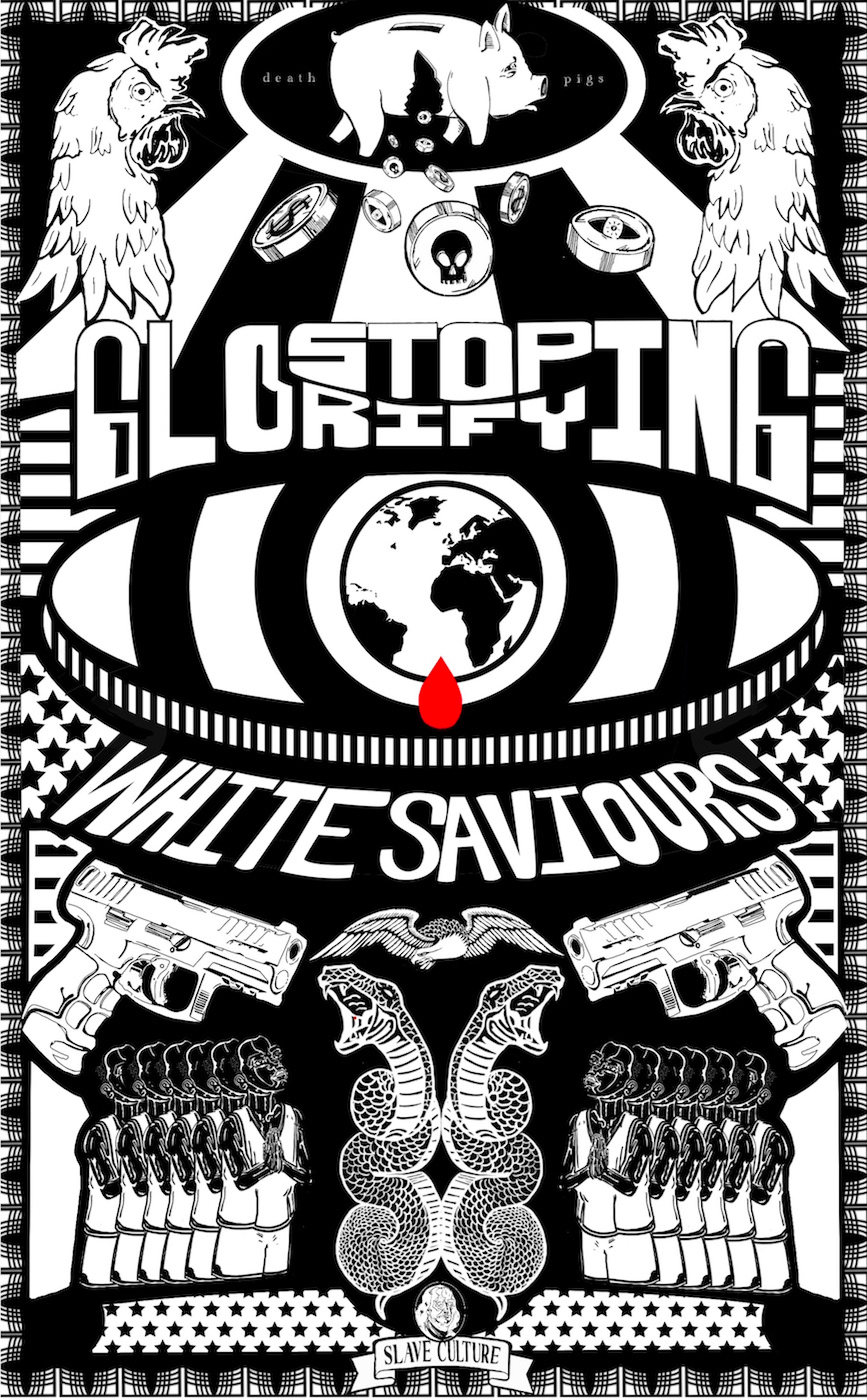 Liliana A. Romero, Stop Glorifying White Saviours, 70 cm x 100 cm, 2020. Courtesy of the artist.