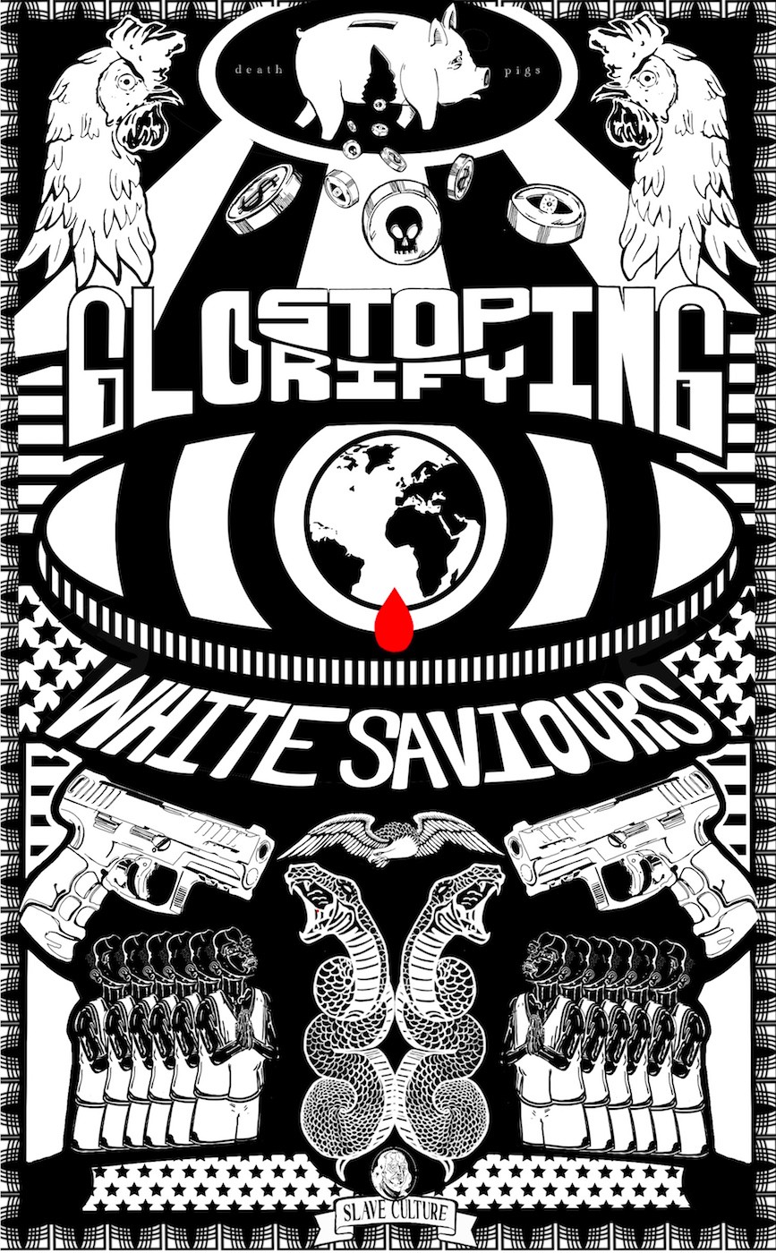 Liliana A. Romero, Stop Glorifying White Saviours, 70 cm x 100 cm, 2020. Courtesy of the artist.