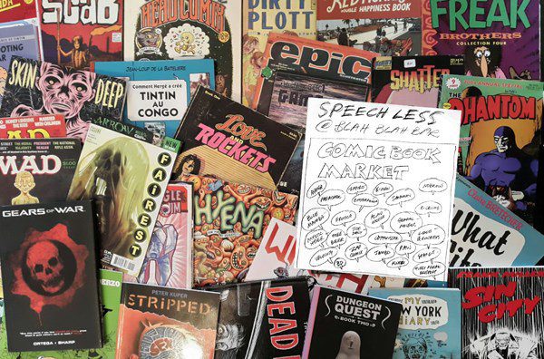 SPEECHLESS COMIC BOOK MARKET