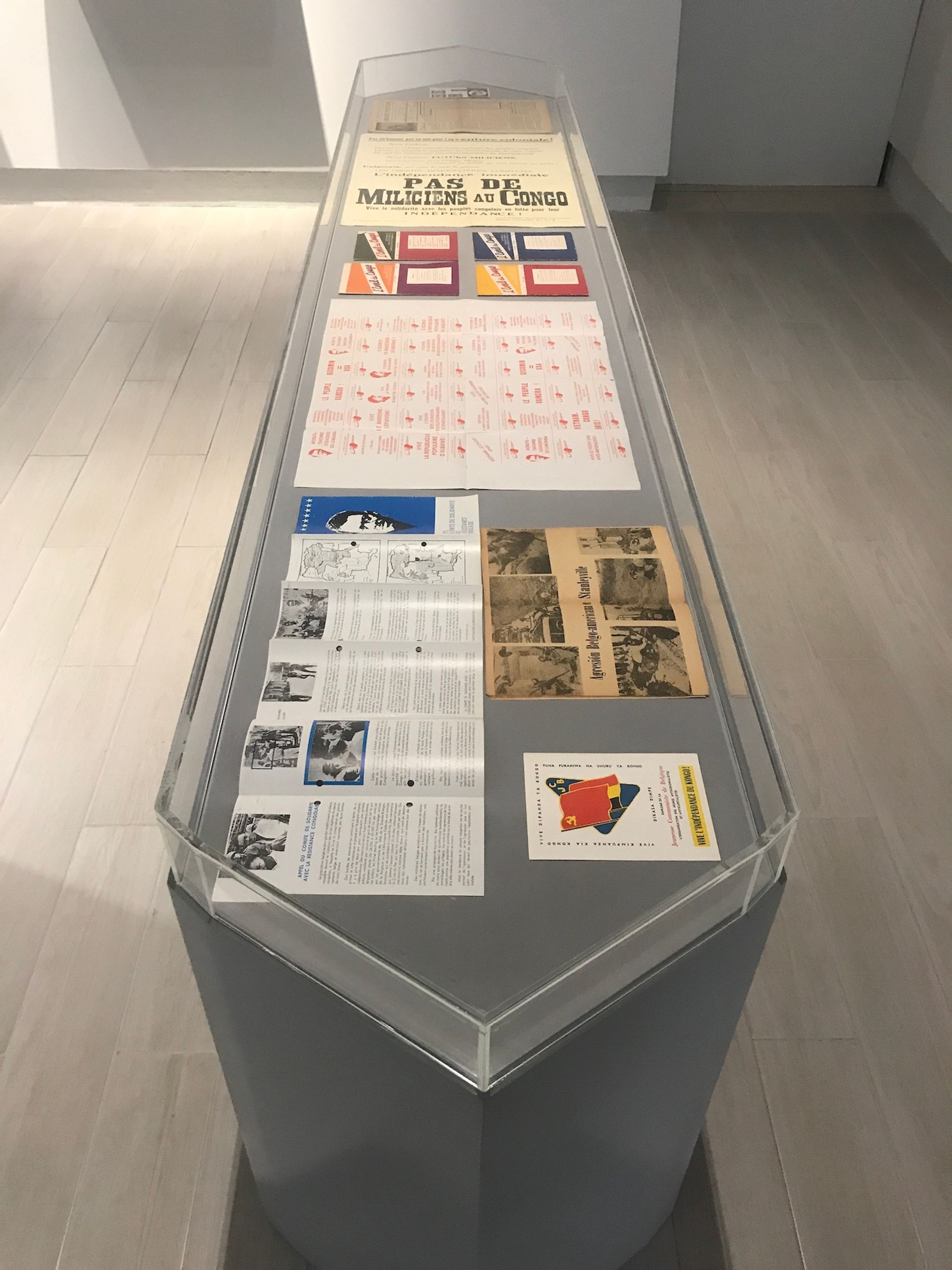 Sammy Baloji, Shinkolobwe’s Abstraction, 2022. Installation view at Sharjah Biennial 15. Photo: C&.