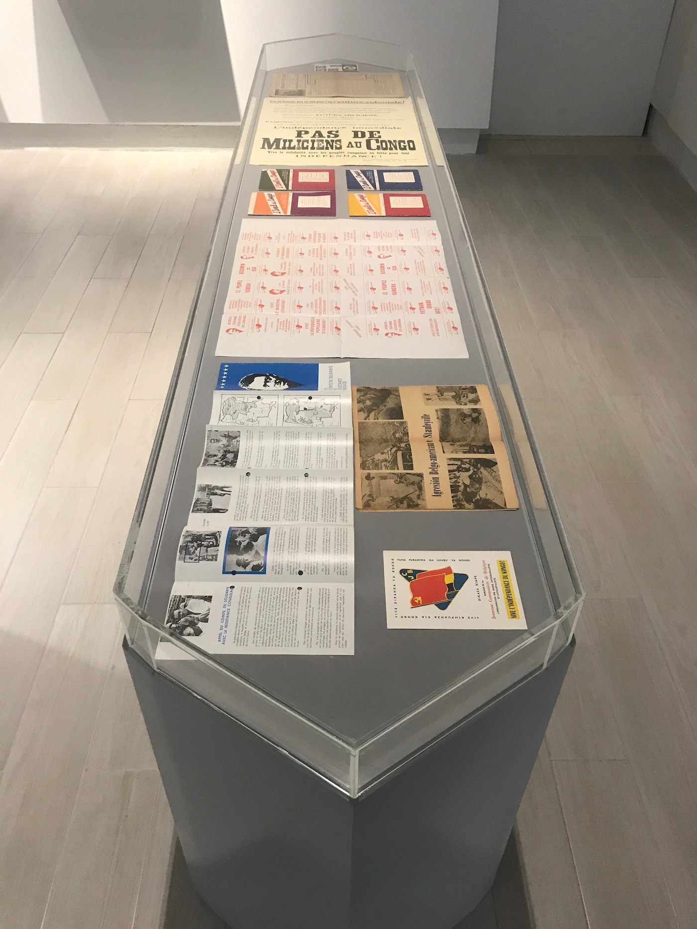 Sammy Baloji, Shinkolobwe’s Abstraction, 2022. Installation view at Sharjah Biennial 15. Photo: C&.