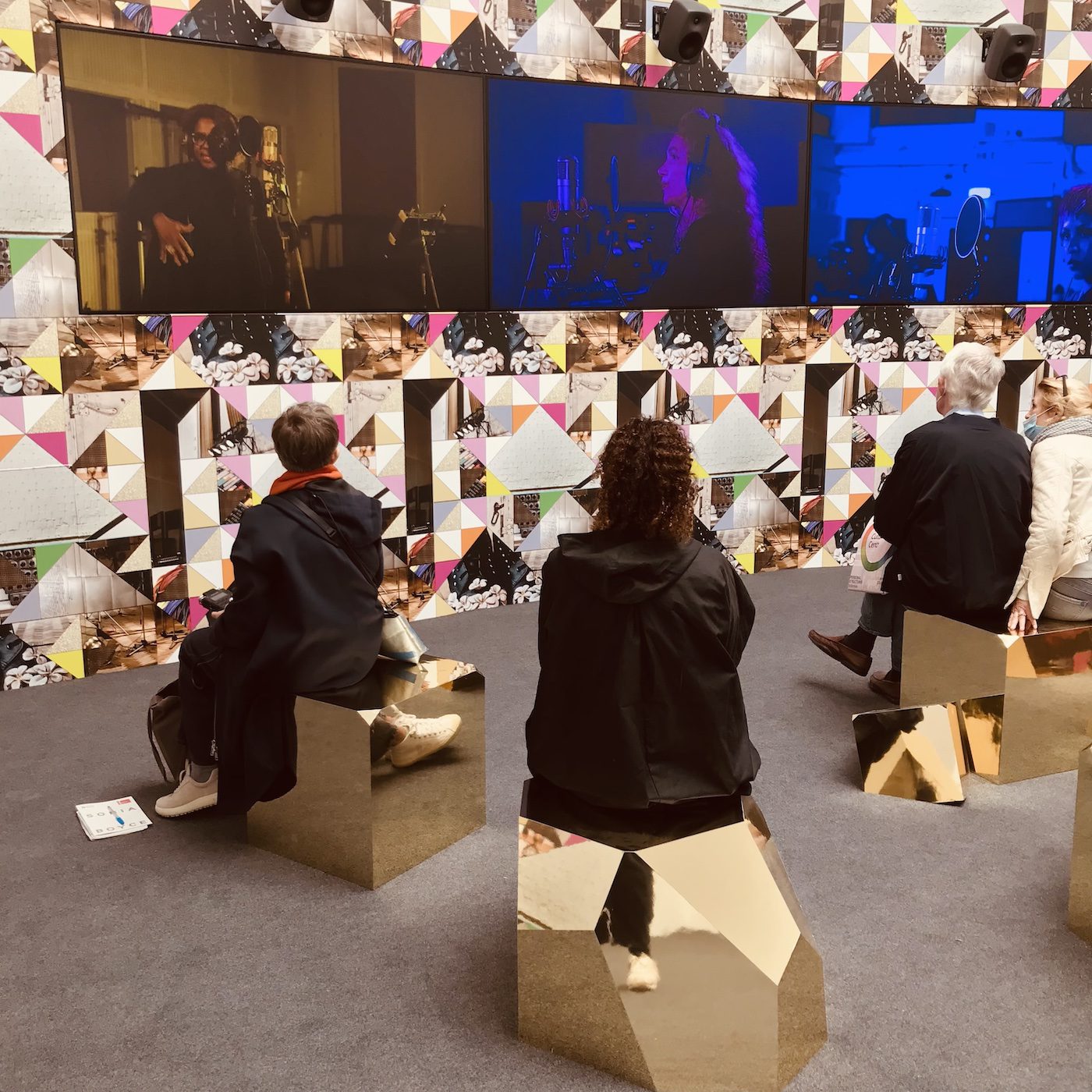 Sonia Boyce, Feeling Her Way, 2022. Installation view of the Great Britain Pavilion at the 59th Venice Biennale. Photo: C&amp;