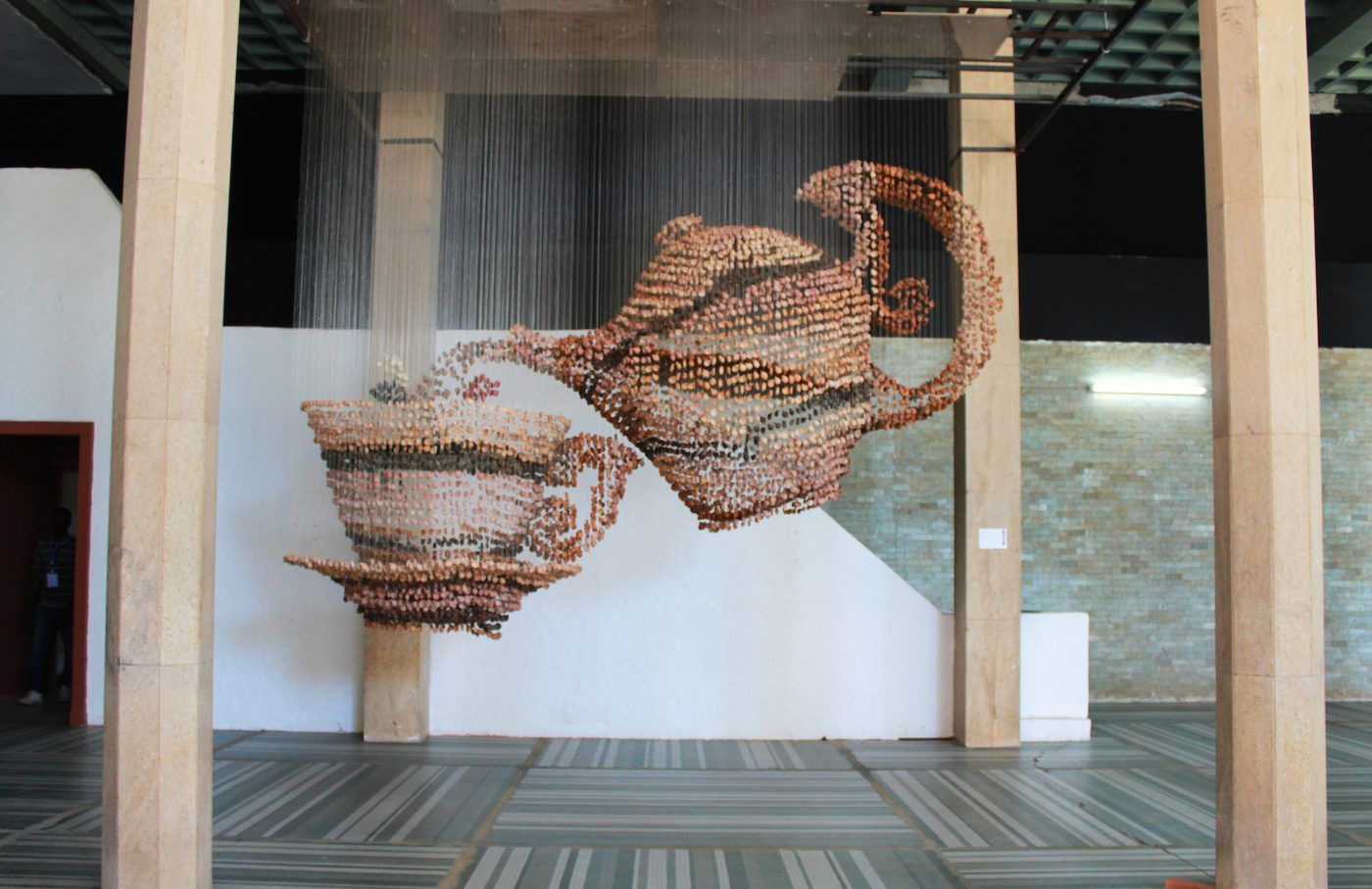 Ngozi Ezema, Installation View at the 14th Dakar Biennale, 2022. Photo: Roseline Olang’ Odhiambo