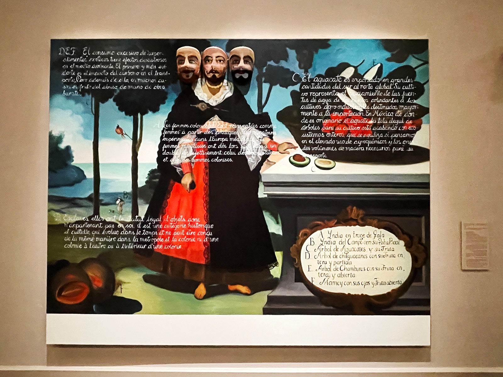 Sandra Gamarra Heshiki, Pinacoteca Migrante, Spanish Pavilion at the 60th Venice Biennale Foreigners Everywhere. Photo: C&AL