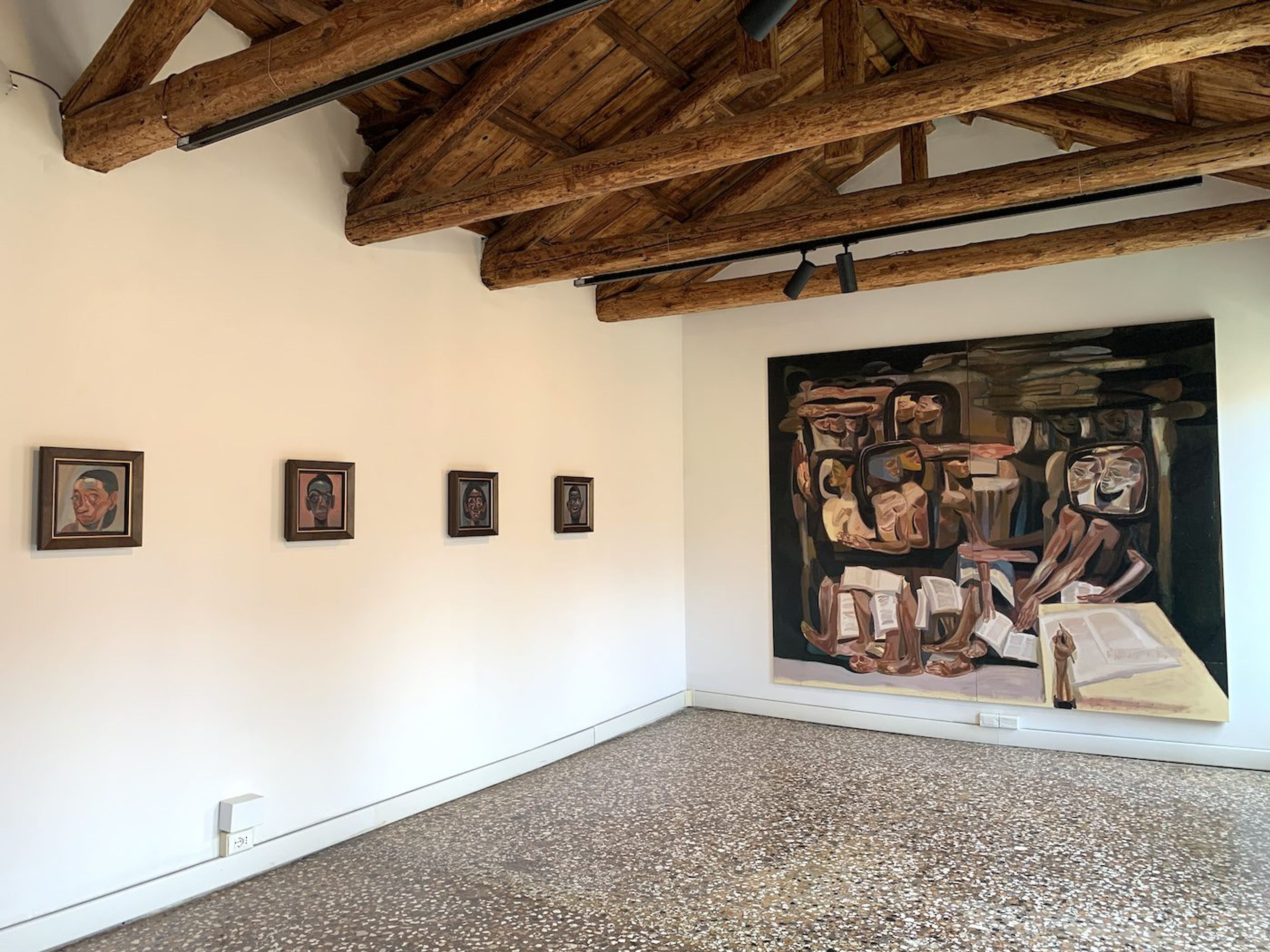 Tesfaye Urgessa at National Pavilion of Ethiopia. Installation View at 60th Venice Biennale. Photo: C&amp;