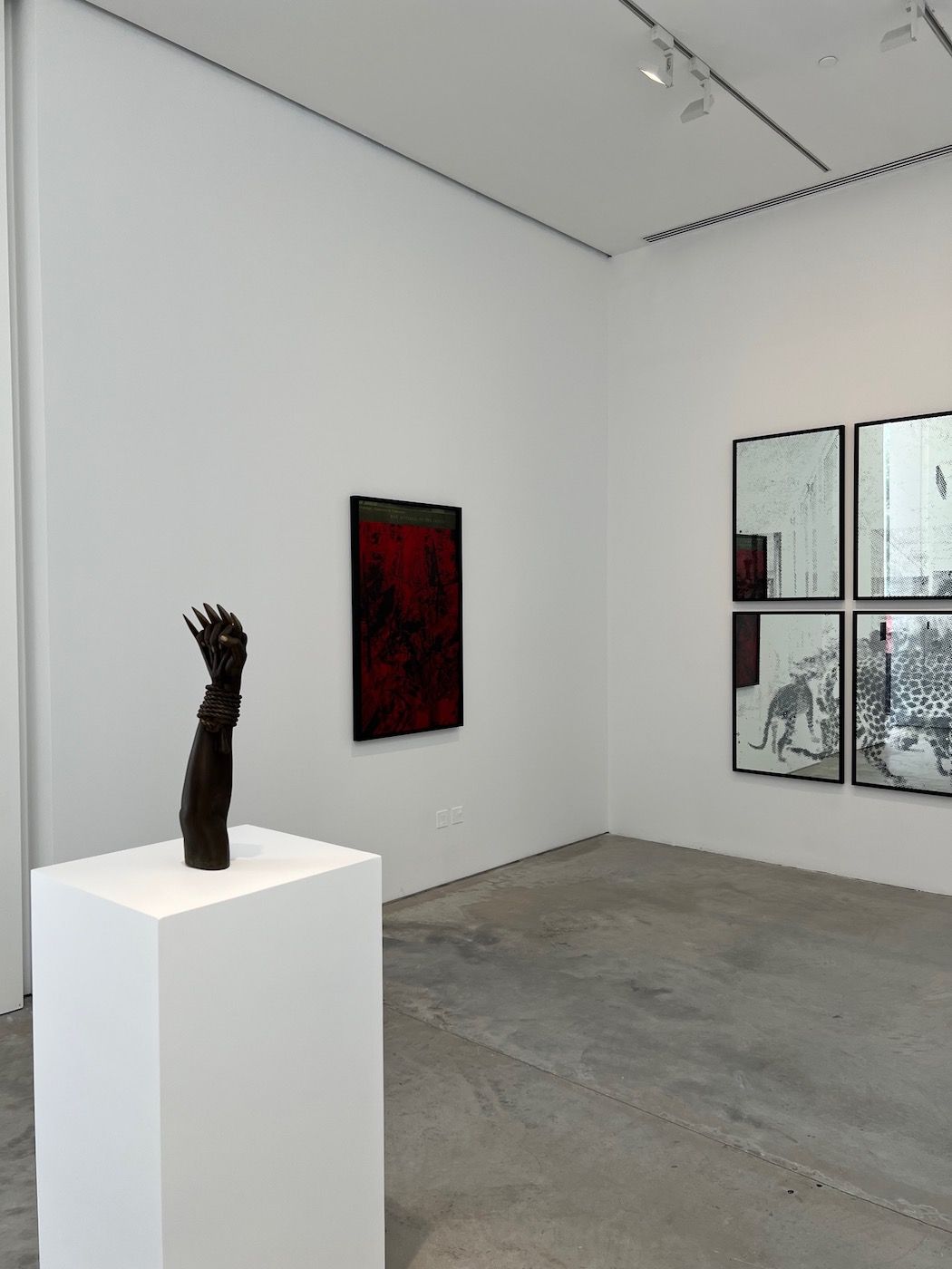 Hank Willis Thomas. Installation view at Sharjah Biennial 15. Photo: C&.