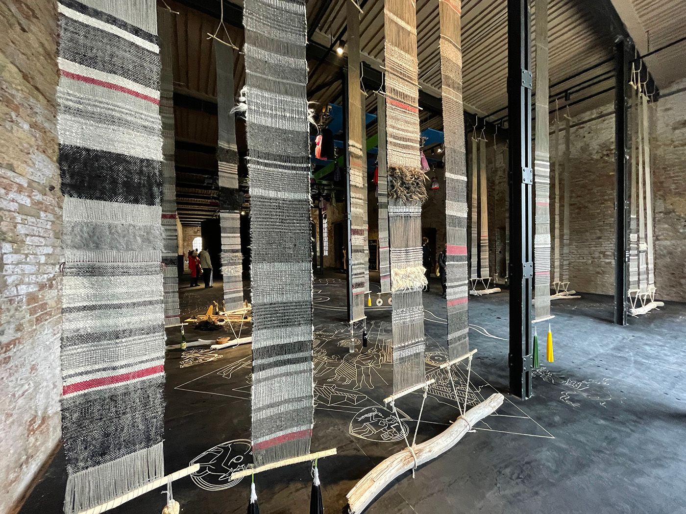 Santiago Borja, Talel, at the 2022 Mexican Pavilion.