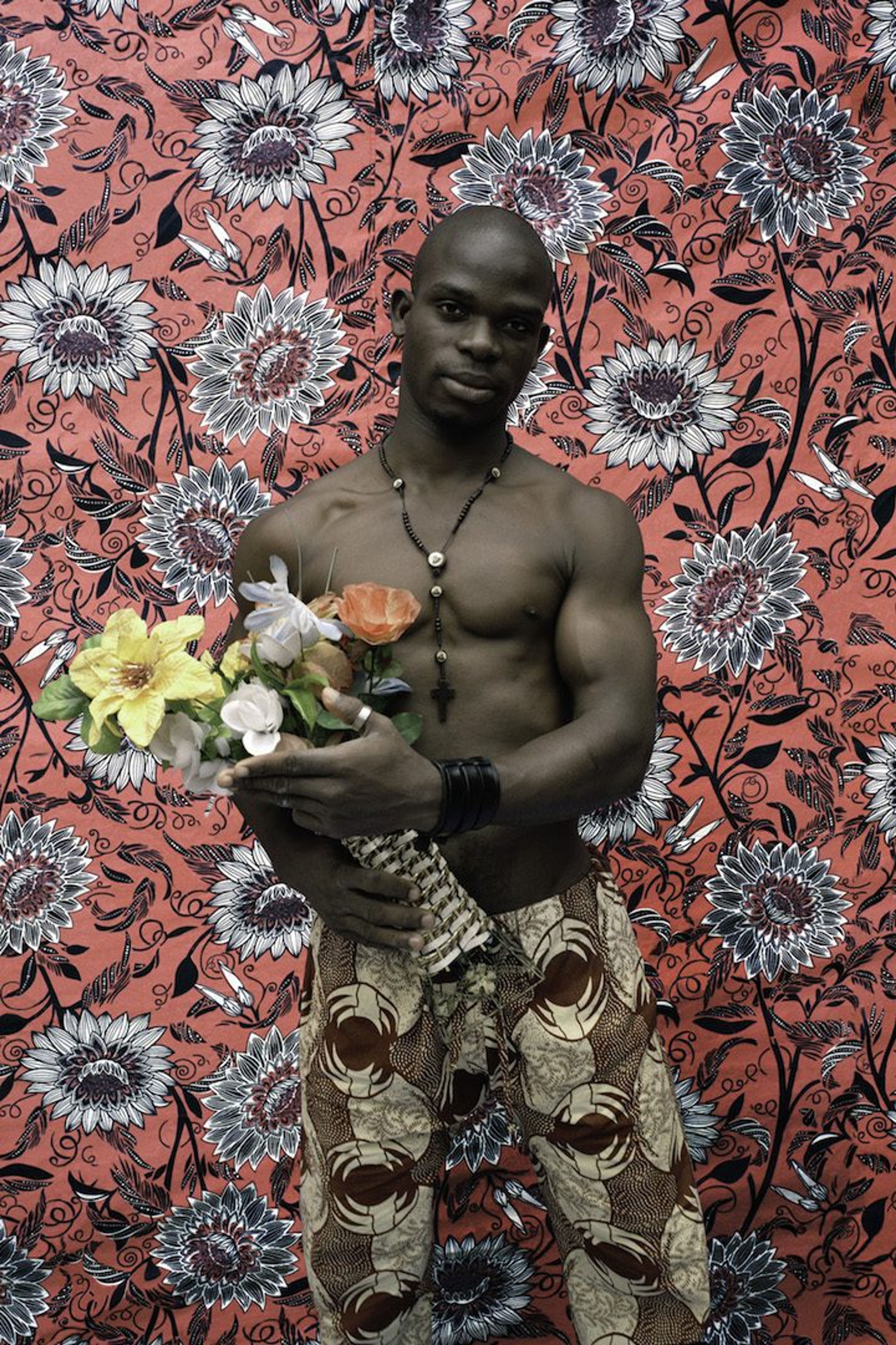 Leonce Raphael Agbodjelou, Untitled (Musclemen series), 2012. Image courtesy of Jack Bell Gallery