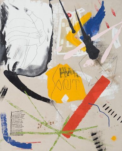 Marvin Luvualu Antonio, Cape Town Redux, 2015, Acrylic on canvas, 280 x 227cm © the artist. Courtesy STEVENSON, Cape Town. Photo: Mario Todeschini