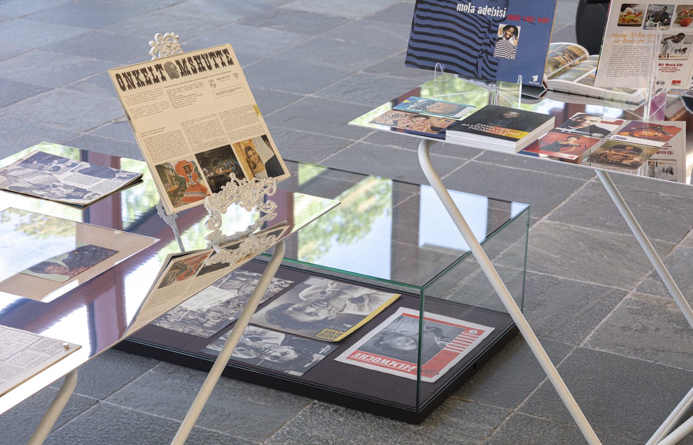 Installation View of Austrian Museum for Black Entertainment and Black Music at Belvedere, Vienna, 2022. Photo: Johannes Stoll, Courtesy of Österreichische Museum für Schwarze Unterhaltung und Black Music (ÖMSUBM).