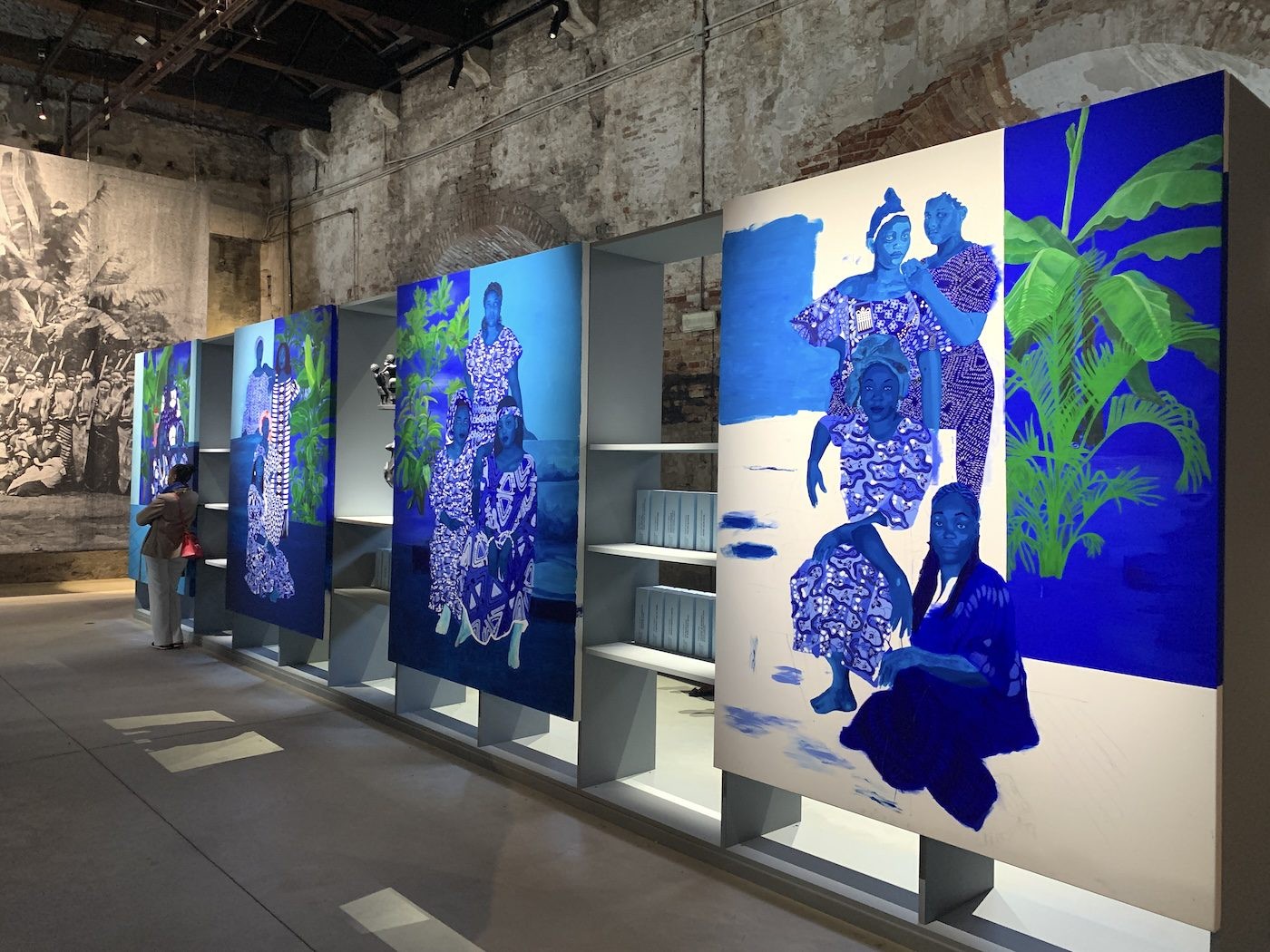 Moufouli Bello at National Pavilion of Benin. Installation View at 60th Venice Biennale. Photo: C&