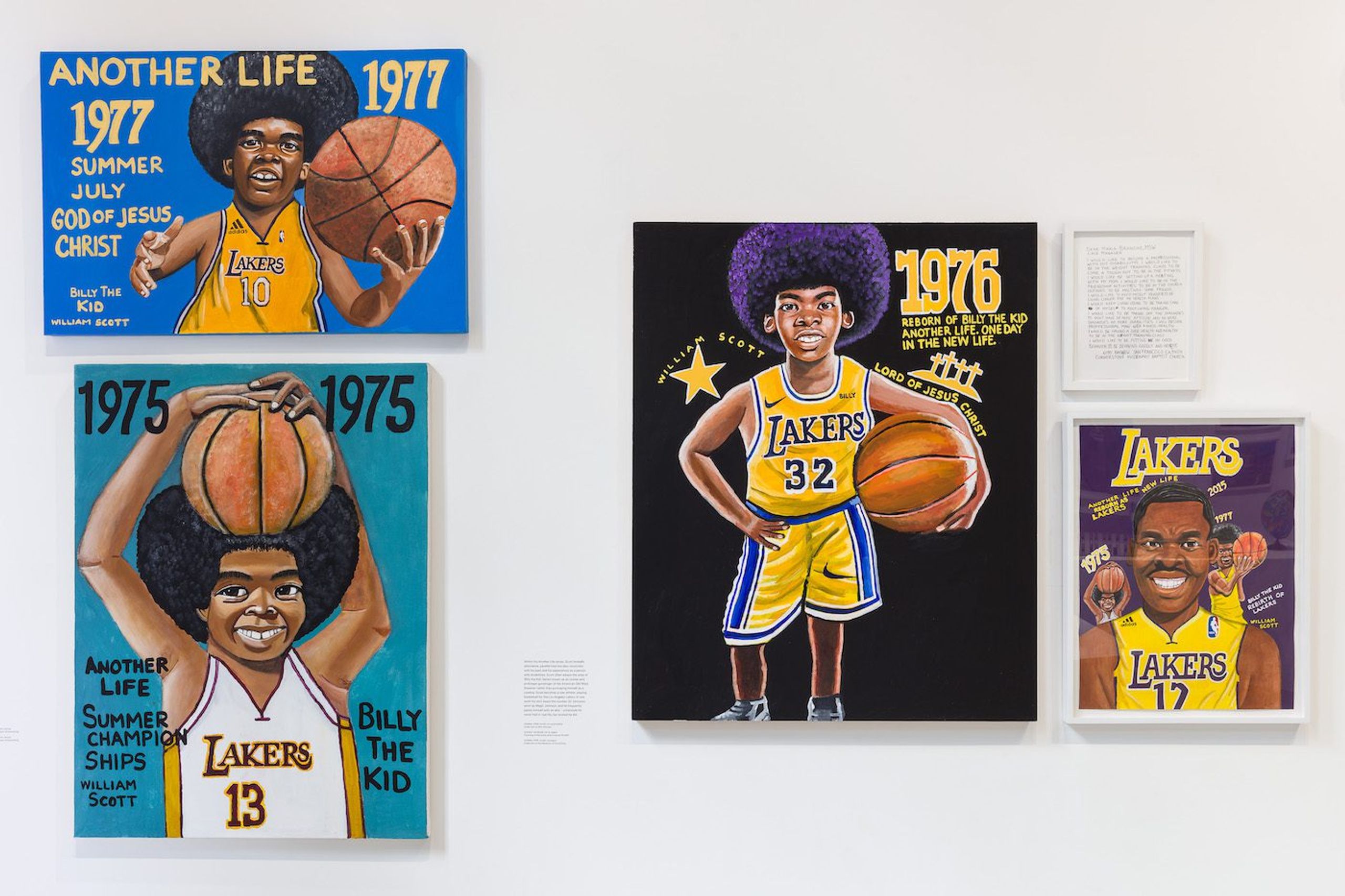 William Scott, 2021, Installation view, Studio Voltaire. Photo Mark Blower.