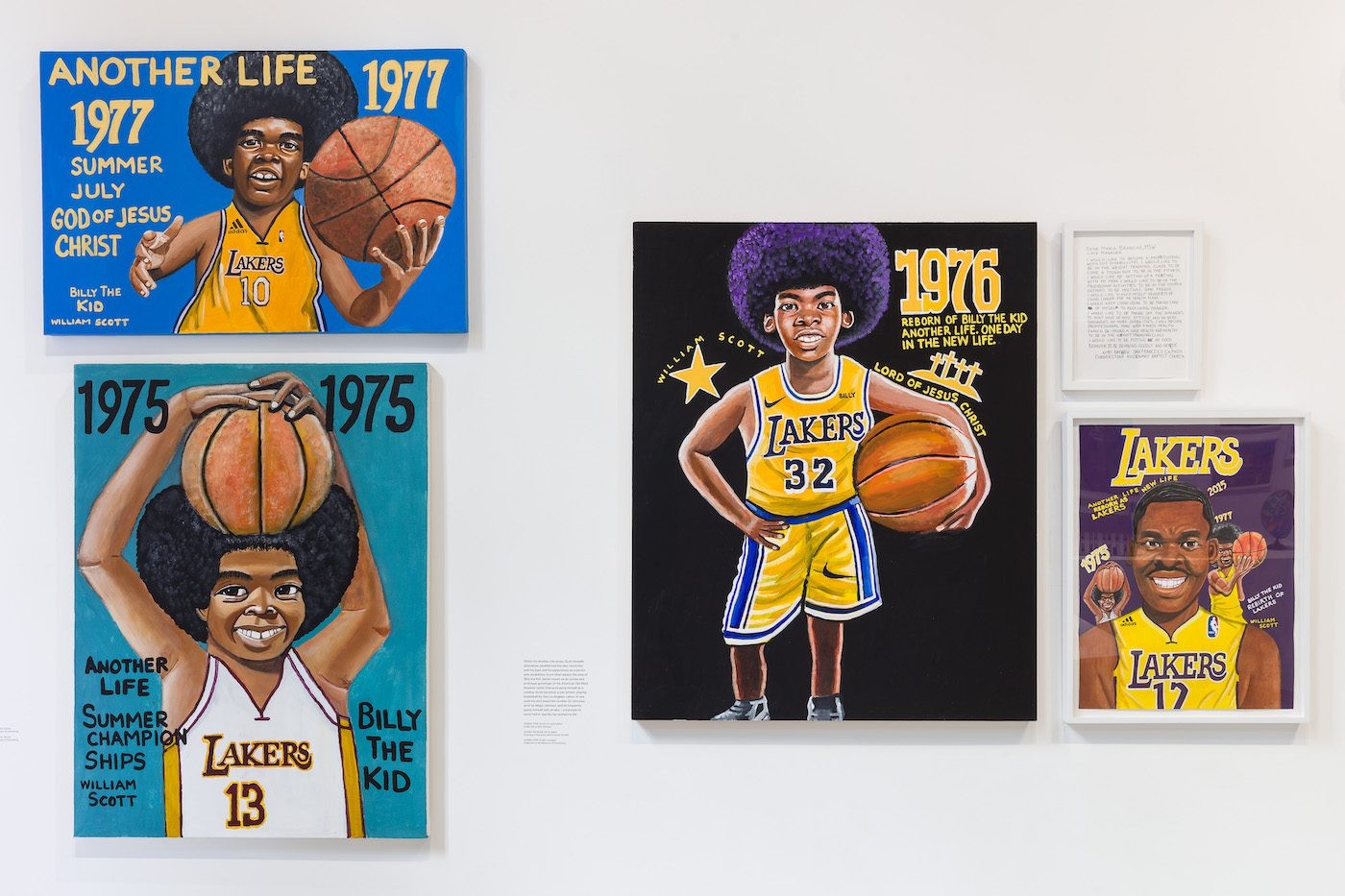 William Scott, 2021, Installation view, Studio Voltaire. Photo Mark Blower.