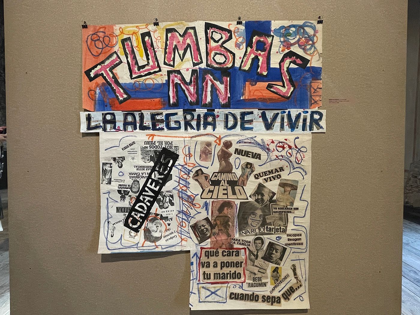 Exhibition view of “Peace is a corrosive promise” at the Peruvian Pavilion (2022).