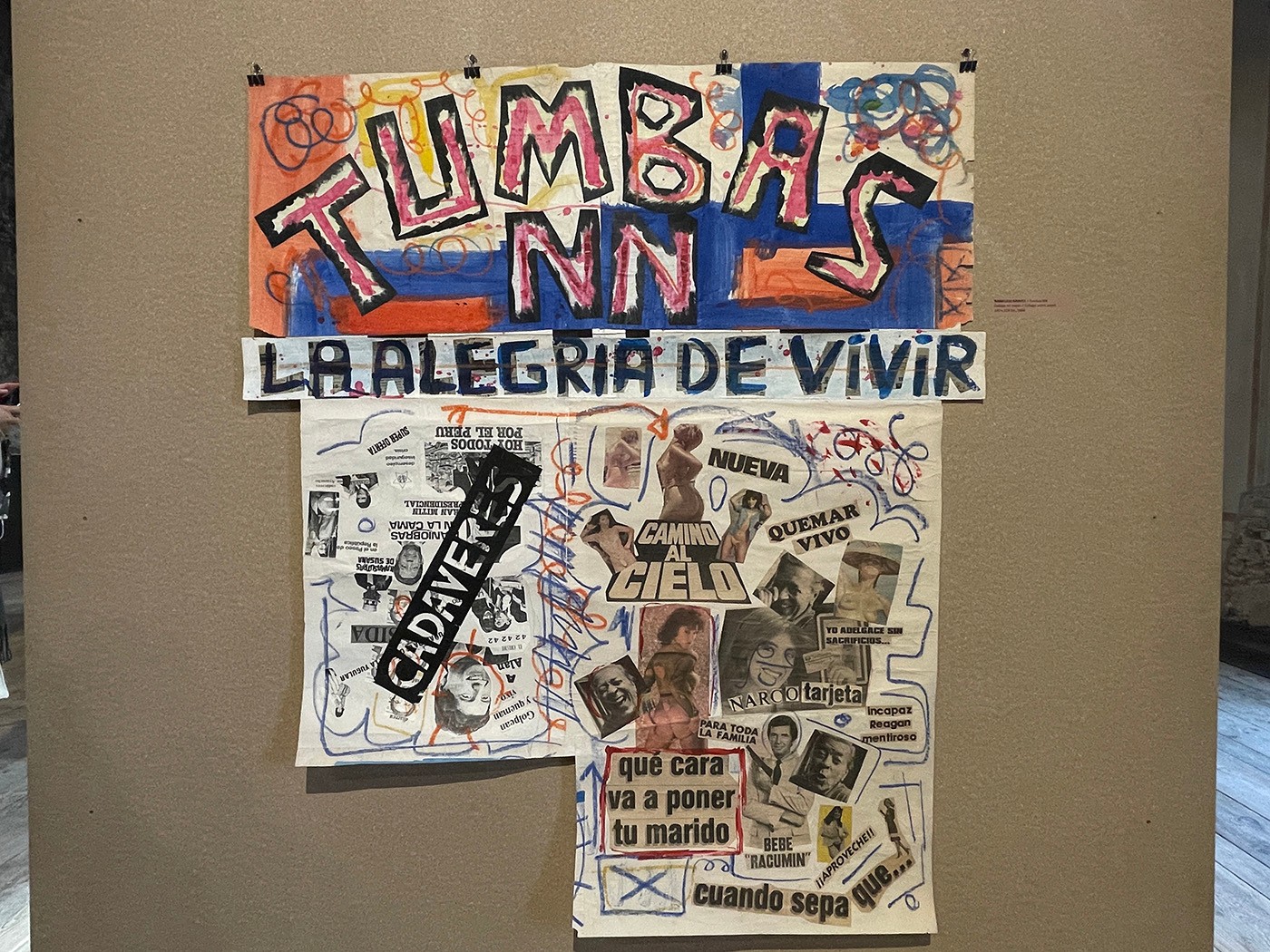 Exhibition view of “Peace is a corrosive promise” at the Peruvian Pavilion (2022).