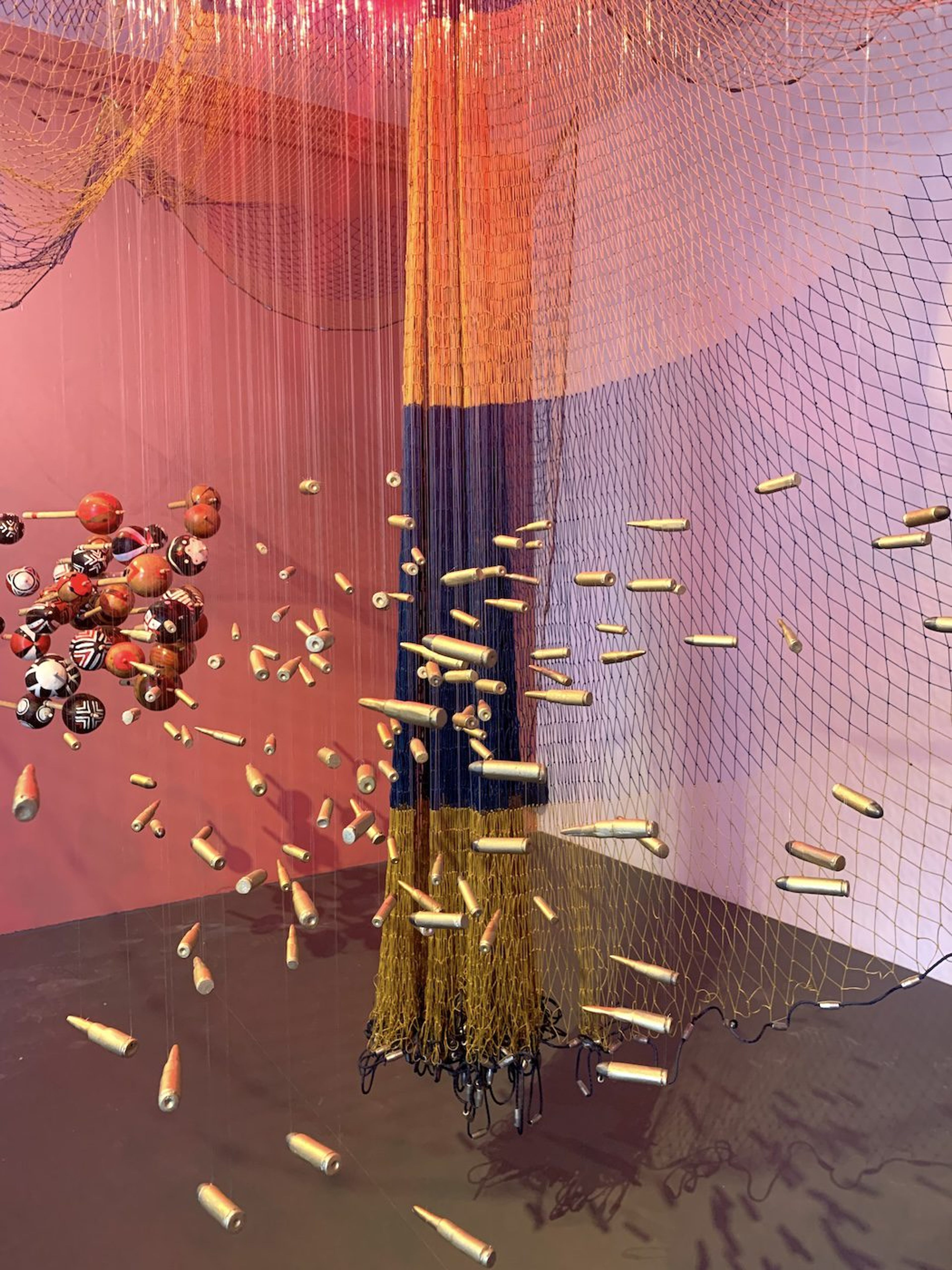 Glicéria Tupinambá in collaboration with Tupinambá Community of Serra do Padeiro and Olivença. Installation View of National Pavilion of Hãhãwpuá (Brazil), 60th Venice Biennale. Photo: C&amp;