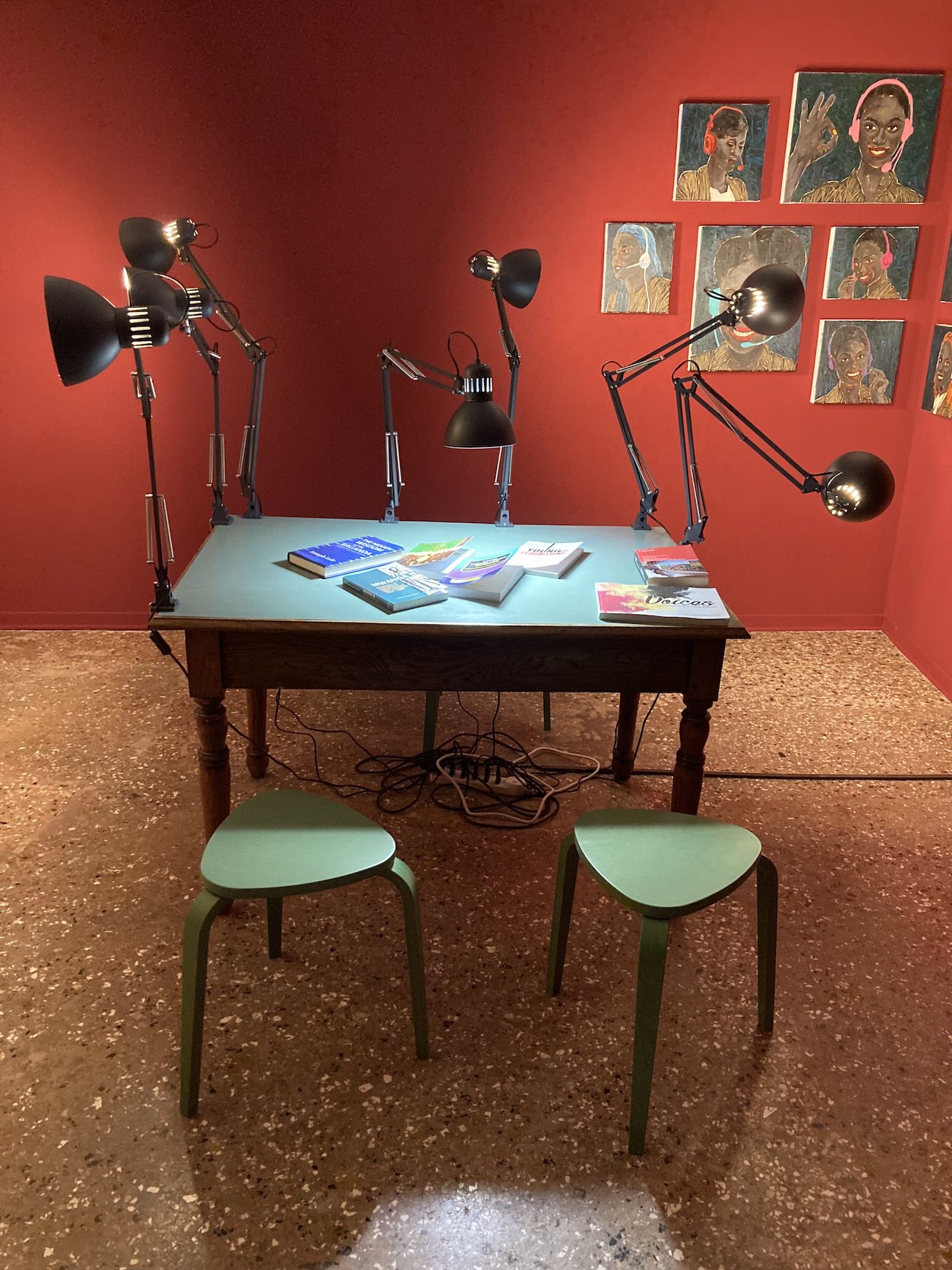 Collin Sekajugo. Installation view of the Uganda Pavilion at the 59th Venice Biennale. Photo: C&amp;