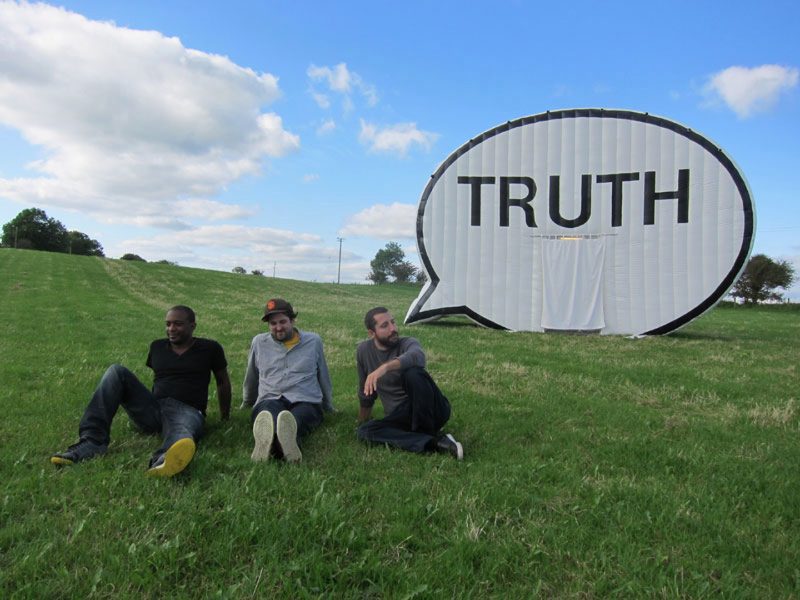 IN SEARCH OF THE TRUTH (THE TRUTH BOOTH)   BY HANK WILLIS THOMAS AND THE CAUSE COLLECTIVE