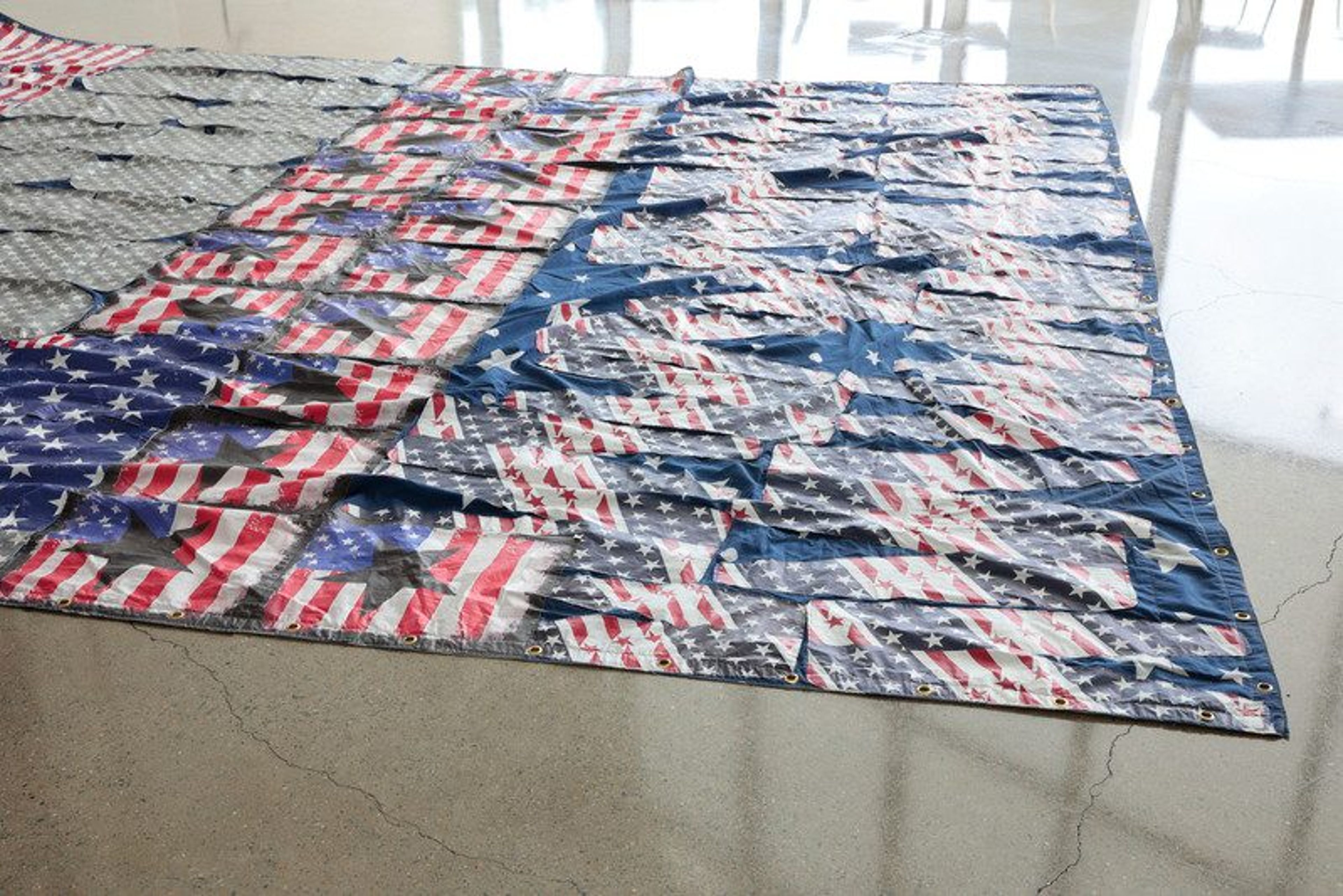 Ibrahim Ahmed, Exhibition view, Institute for Contemporary Art at VCU. Photo by David Hale.