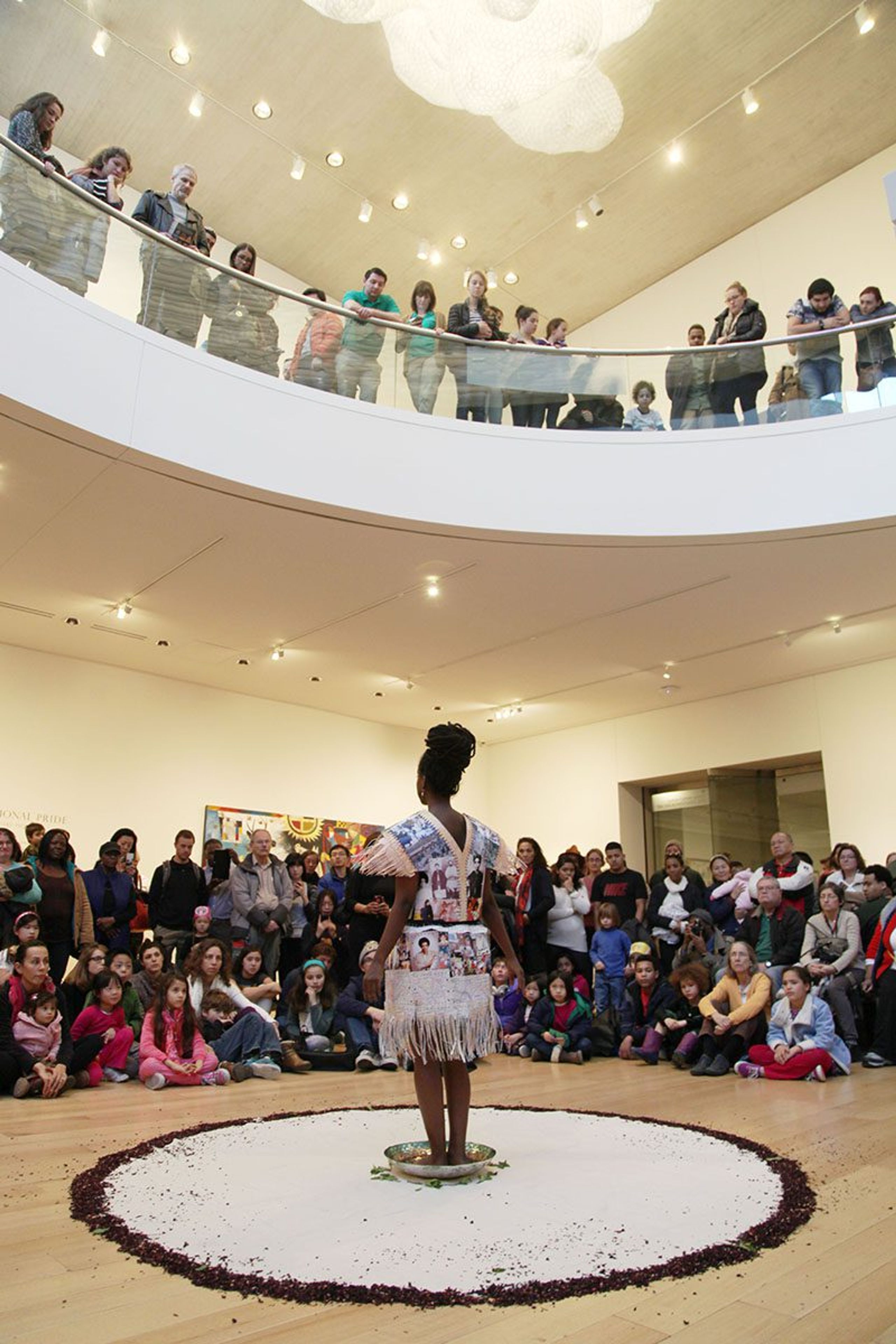 Helina Metaferia, Ancestral Honoring Performance, 2015. Linde Family Wing for Contemporary Art - Museum of Fine Arts, Boston. Courtesy of the artist and Addis Fine Art