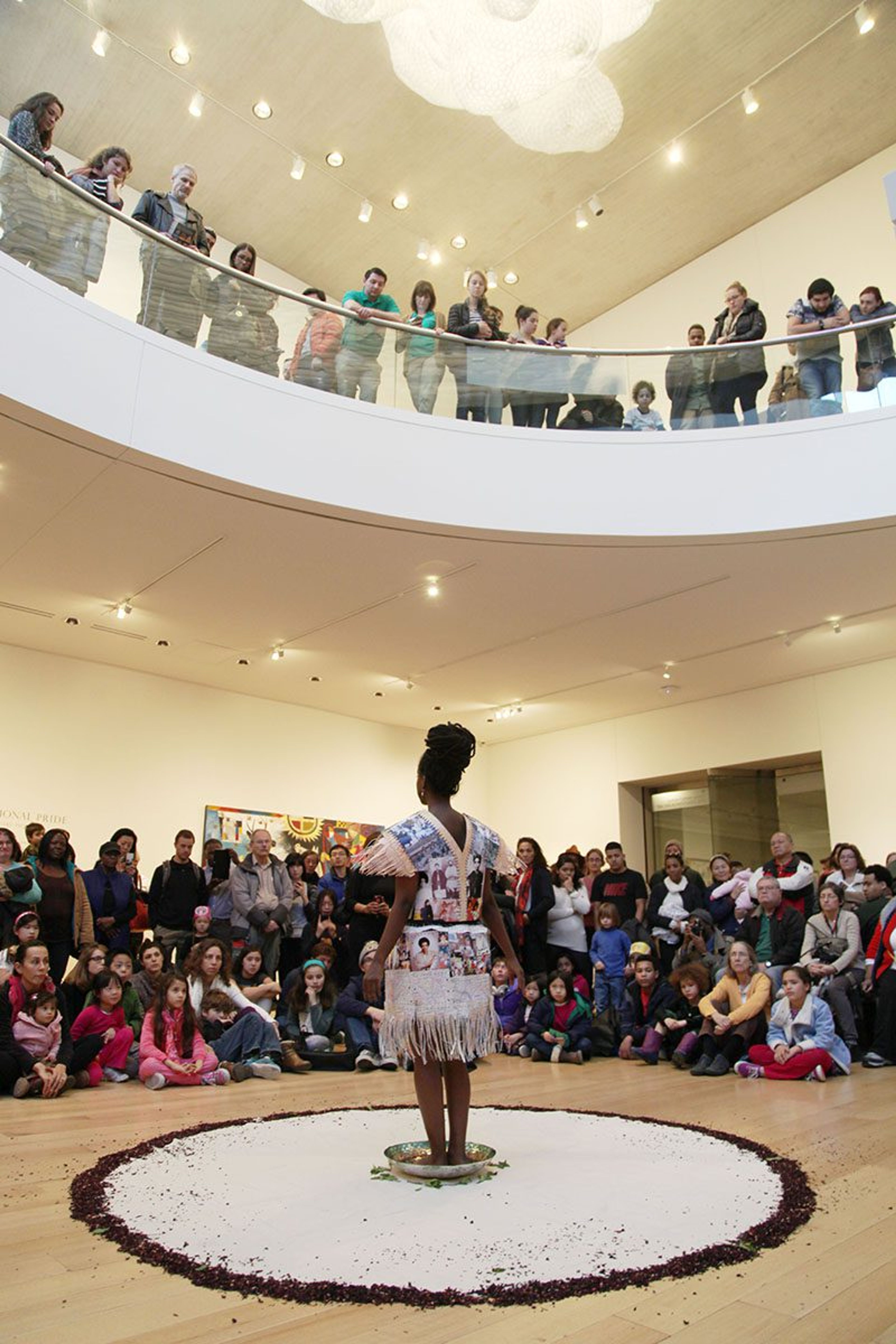 Helina Metaferia, Ancestral Honoring Performance, 2015. Linde Family Wing for Contemporary Art - Museum of Fine Arts, Boston. Courtesy of the artist and Addis Fine Art