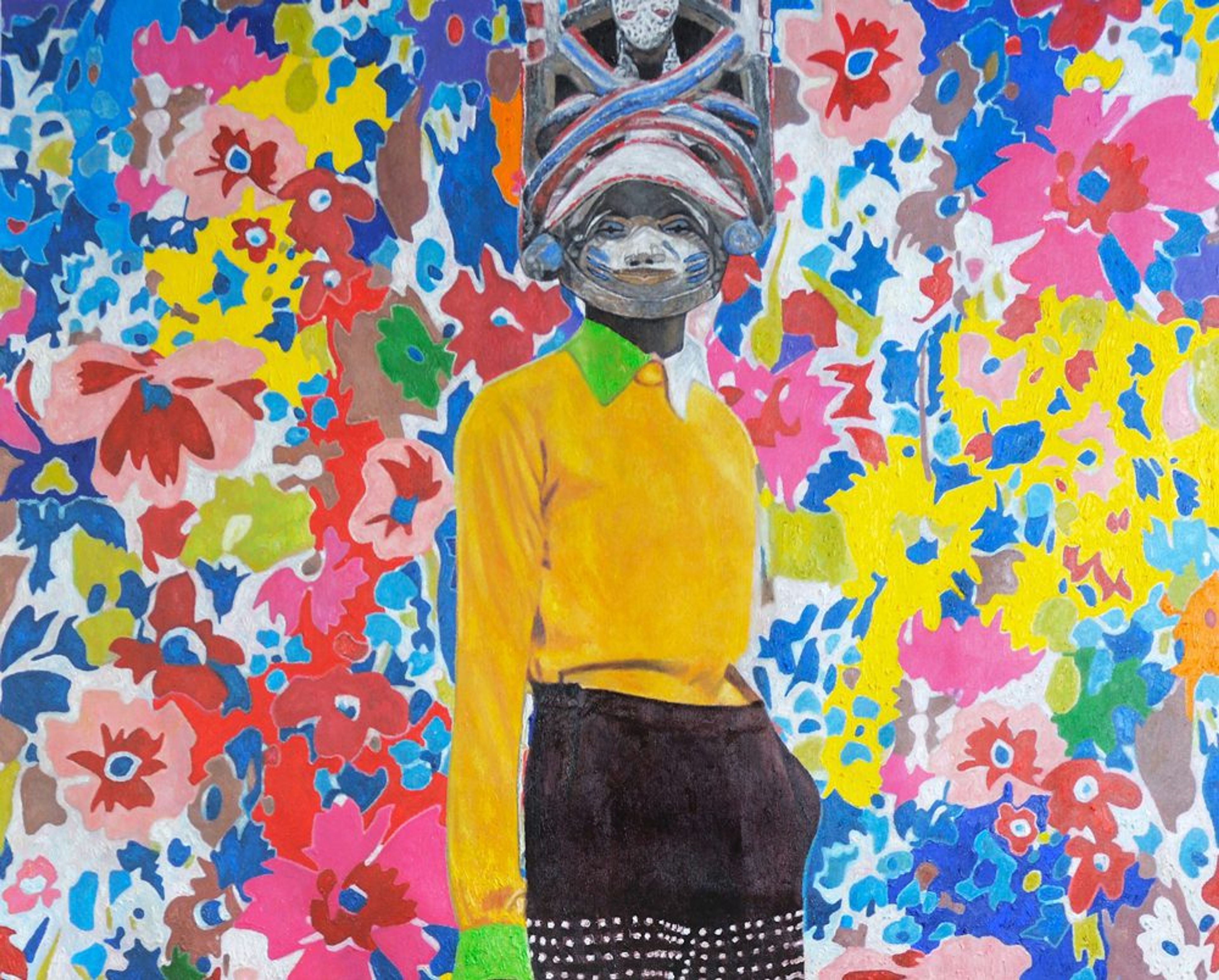 Wole Lagunju and Shiraz Bayjoo at London Art Fair 2018