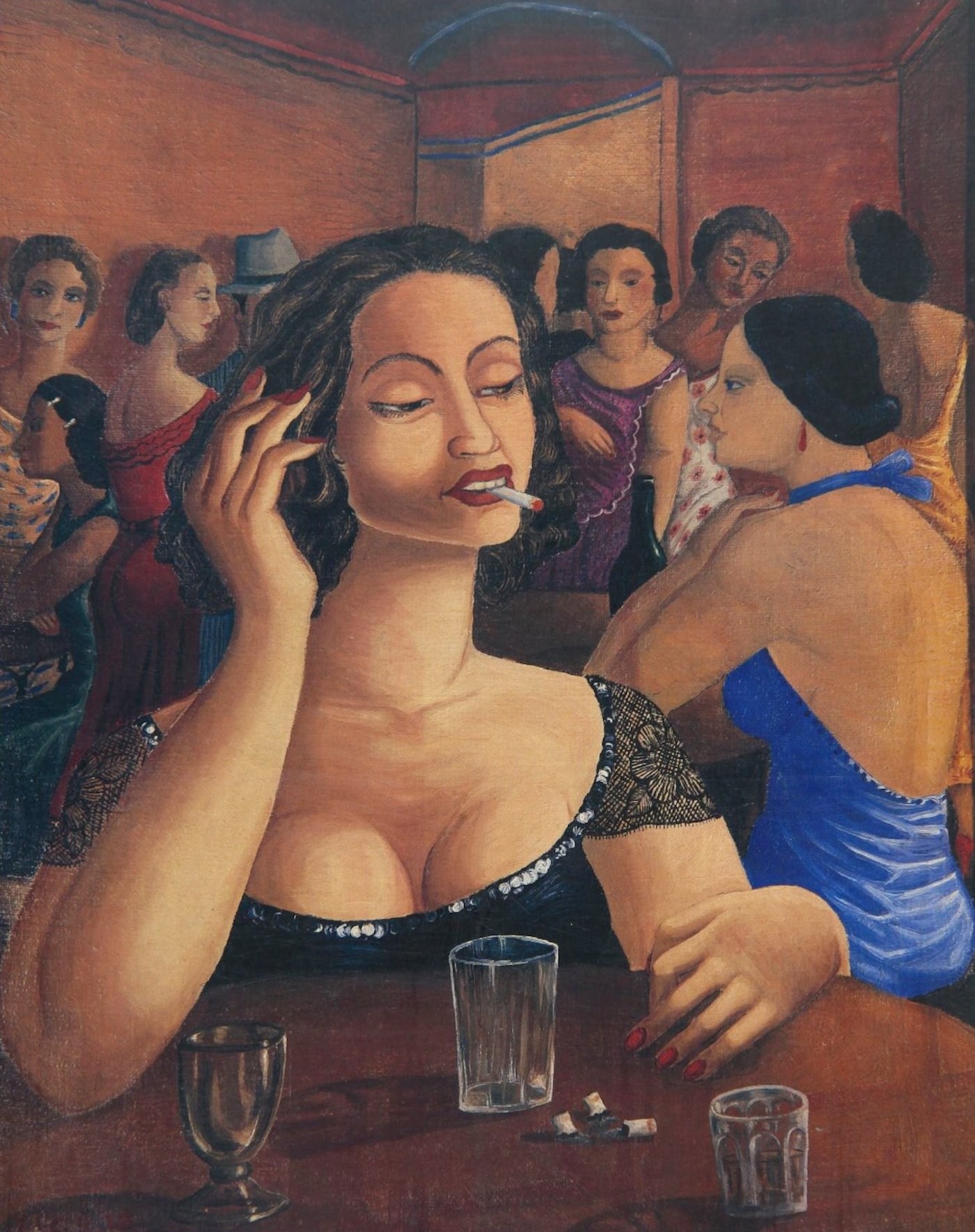 José Antonio Gómez Rosas, Portrait of a prostitute, year of creation unknown. In: La mano incontenible (eds. Tomás Zurian & Rafael C. Arvea), Instituto Nacional de Bellas Artes, Mexico, 2002.