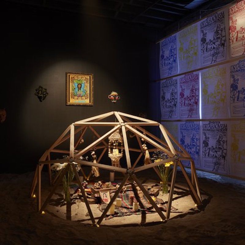 Ayllu Collective, Don't Blame Us For What Happened. View of the Installation at the 22nd Sydney Biennale. Courtesy of Ayllu Collective.