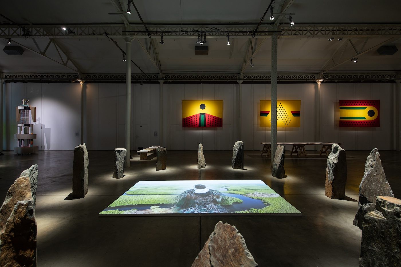 Installation View UFA – University of African Futures from 10 April to 10 August 2021 at le lieu unique.