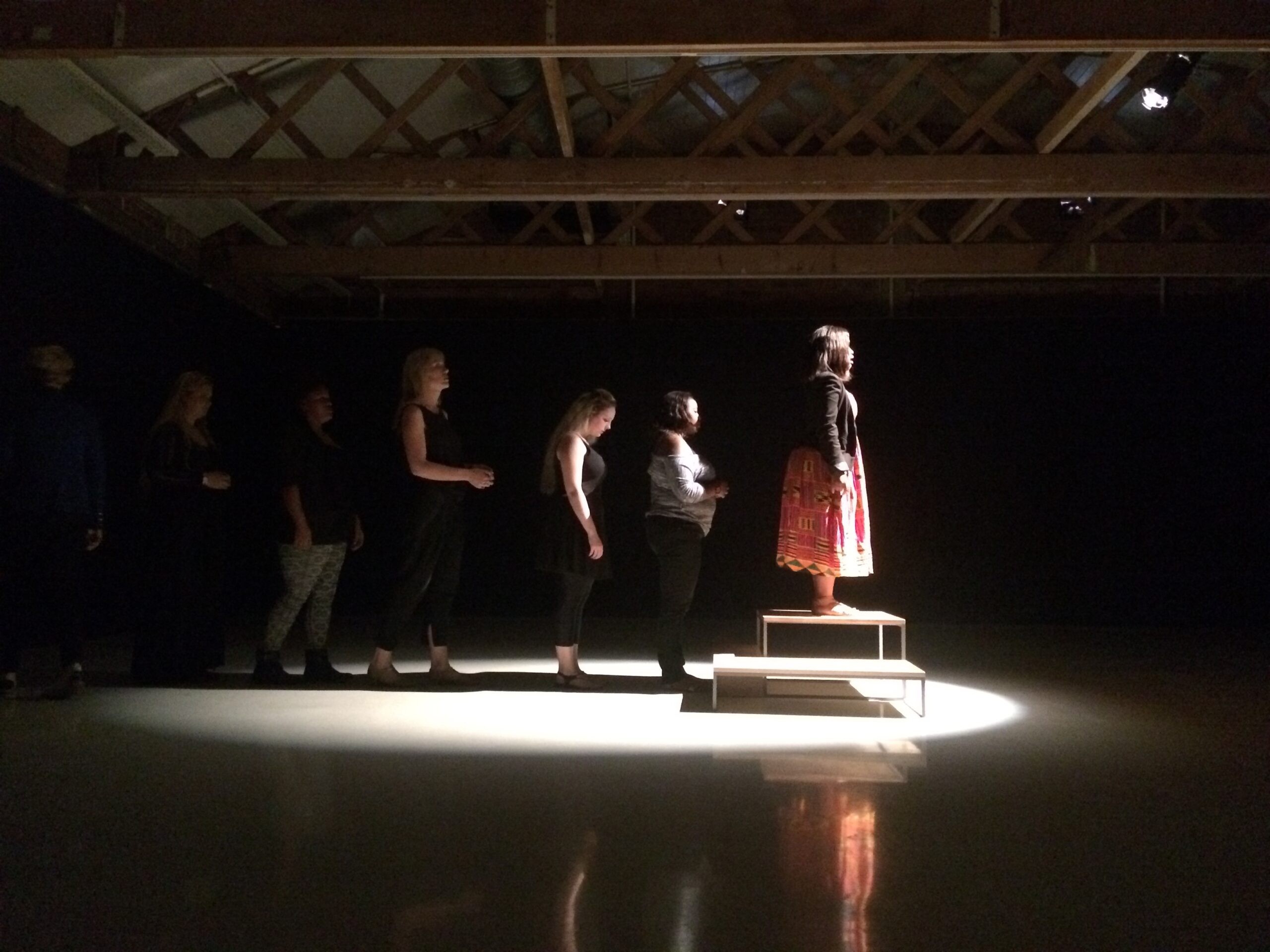 Gabrielle Goliath, Elegy, 2015, performance still. Photo: Sean O'Toole