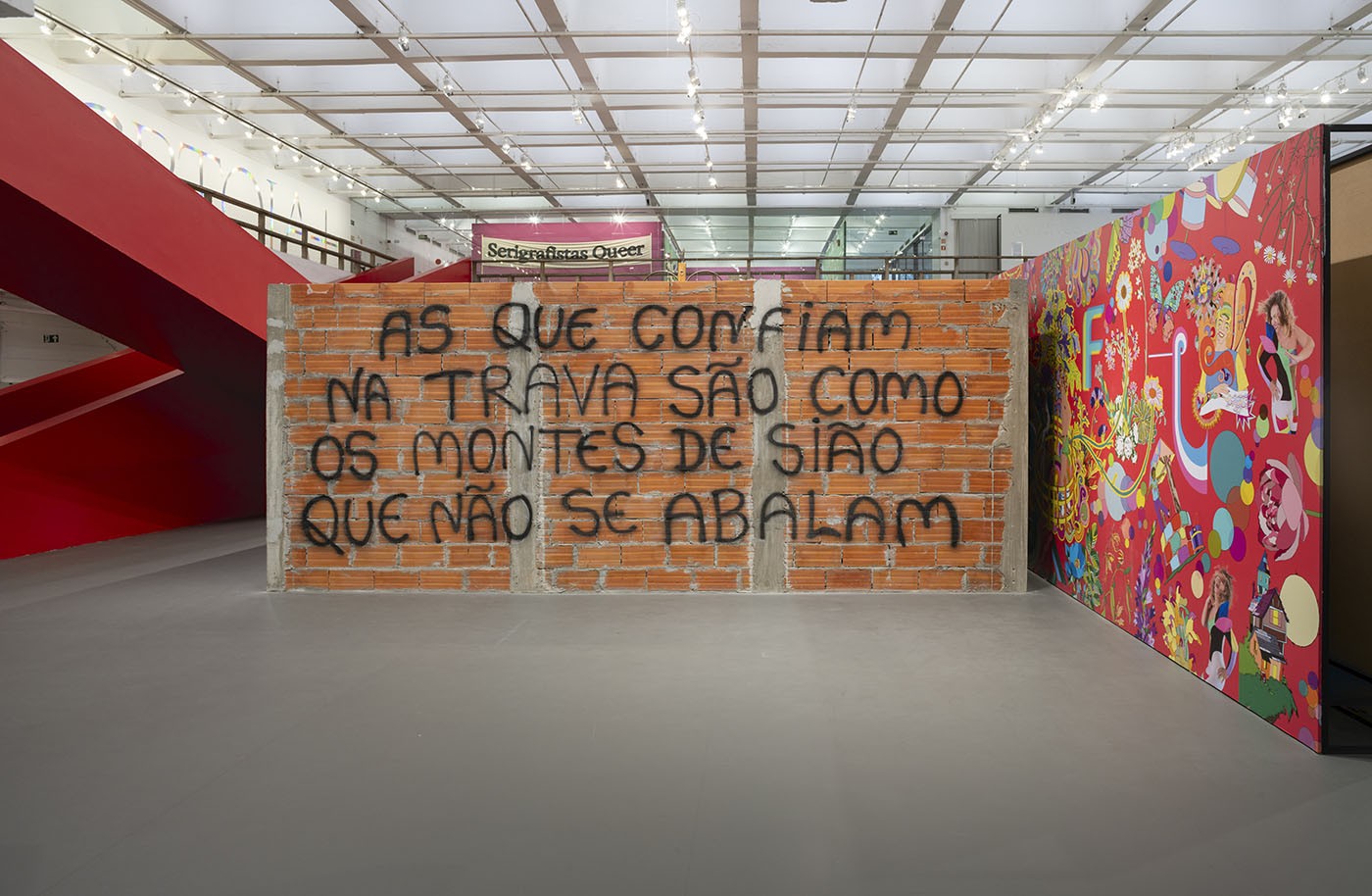 View of the exhibition “LGBTQIA+ Stories”, presented at MASP, 2024/2025. Photo: Eduardo Ortega