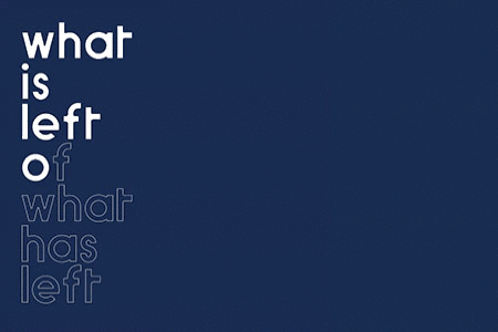 what is left of what has left