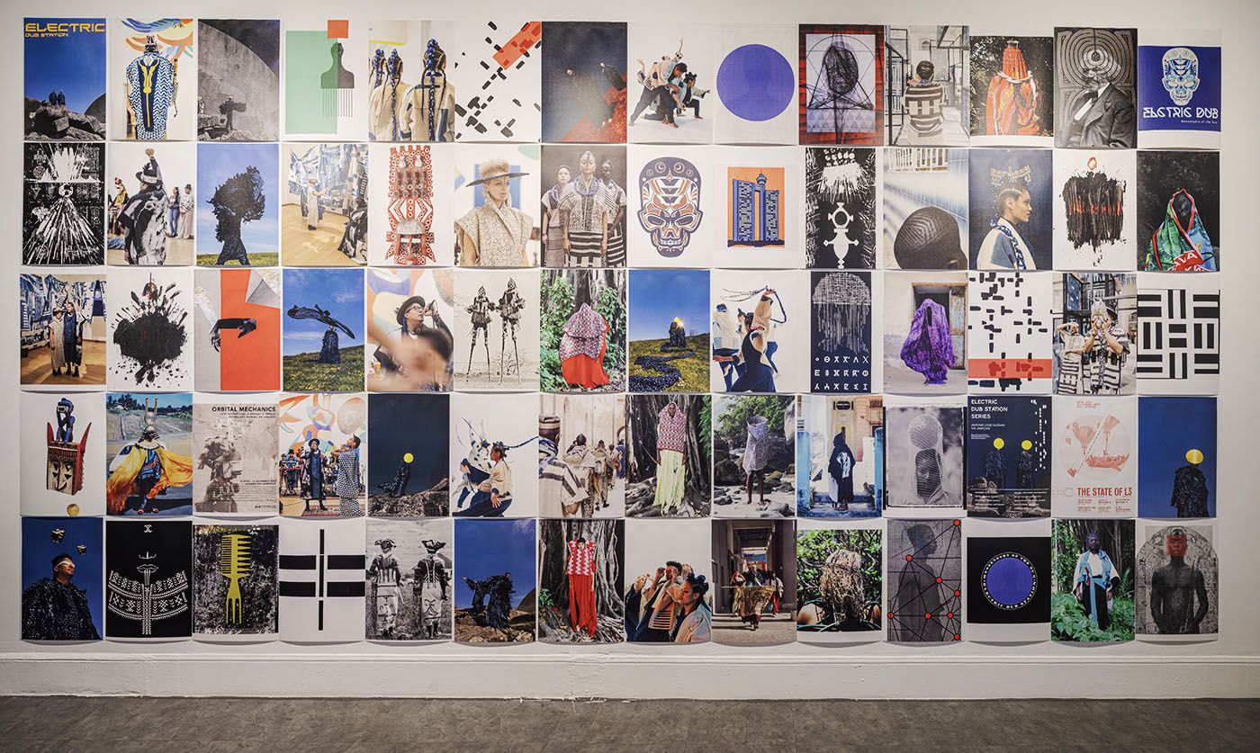 Installation view of Electric Dub Station: The Return of Tomorrow. Courtesy of the Museum of Contemporary Art of Panama (MAC). Alfredo J. Martiz / @ajmartizj.