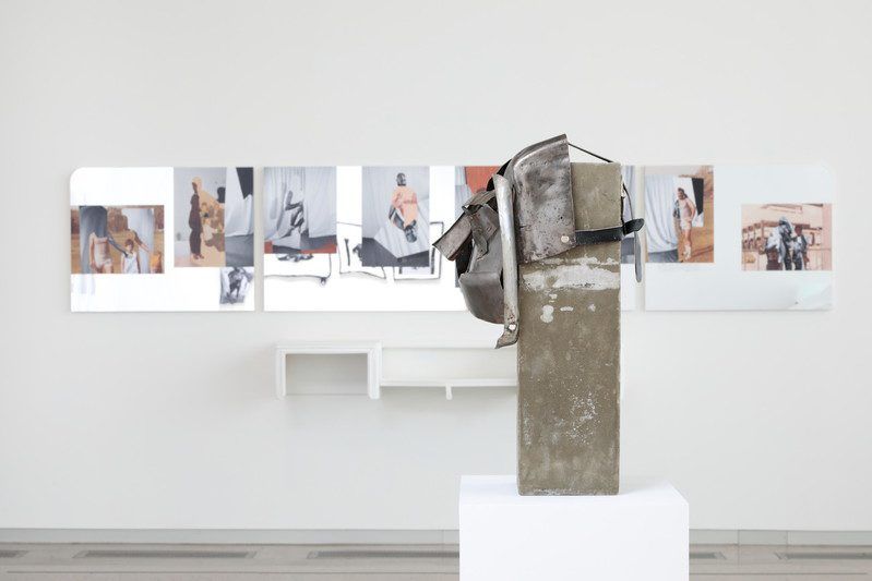 Ibrahim Ahmed, Exhibition view, Institute for Contemporary Art at VCU. Photo by David Hale.