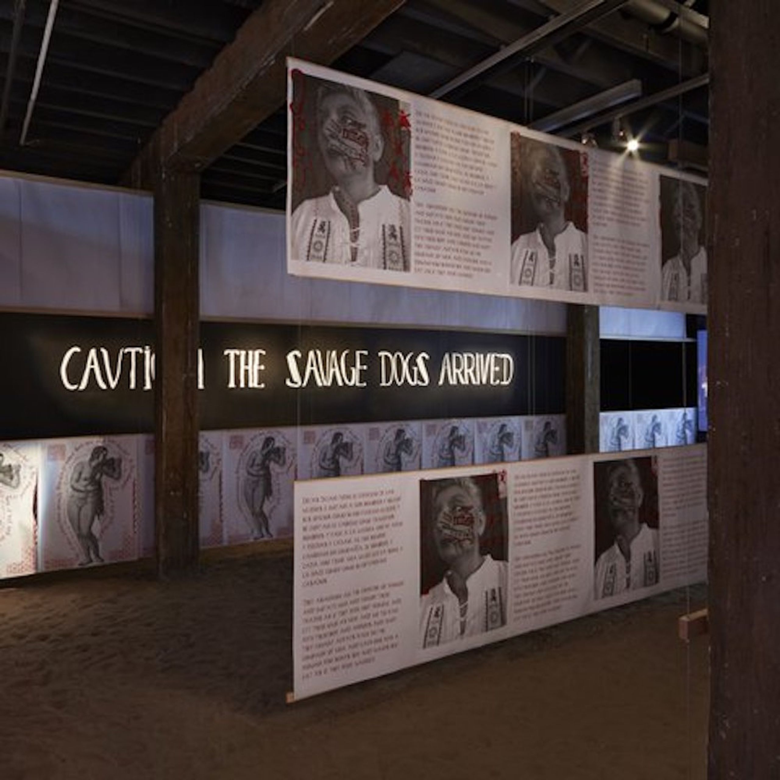 Ayllu Collective, Don't Blame Us For What Happened. View of the Installation at the 22nd Sydney Biennale. Courtesy of Ayllu Collective.