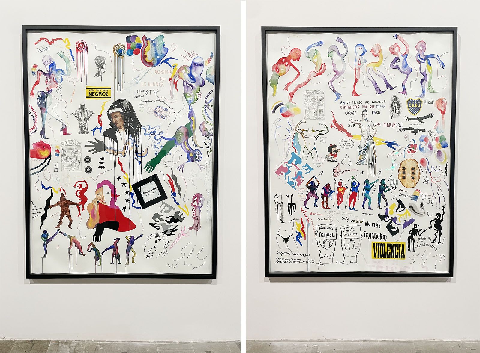 La Chola Poblete at the 60th Venice Biennale Foreigners Everywhere. Photo: C&AL