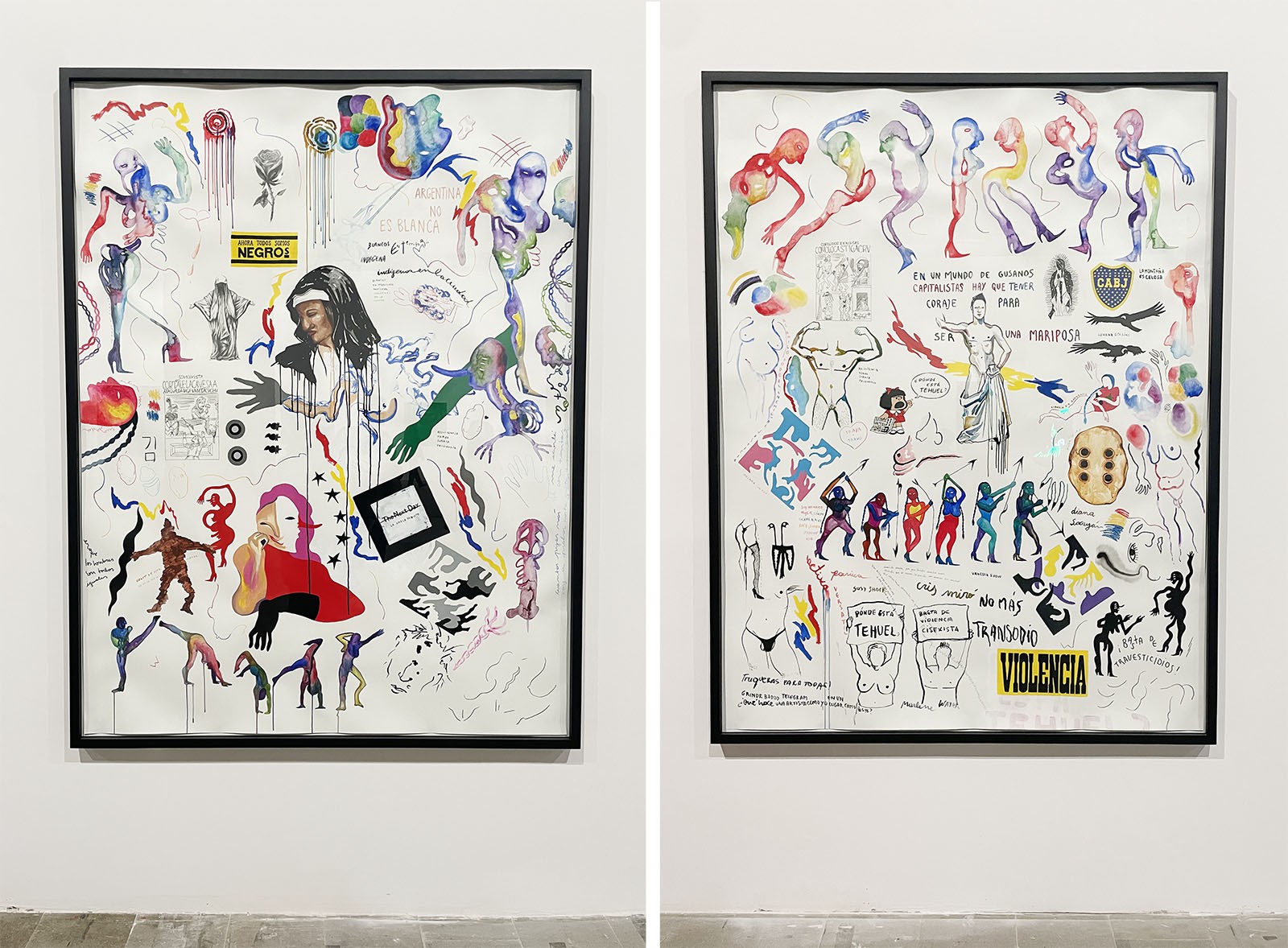 La Chola Poblete at the 60th Venice Biennale Foreigners Everywhere. Photo: C&AL