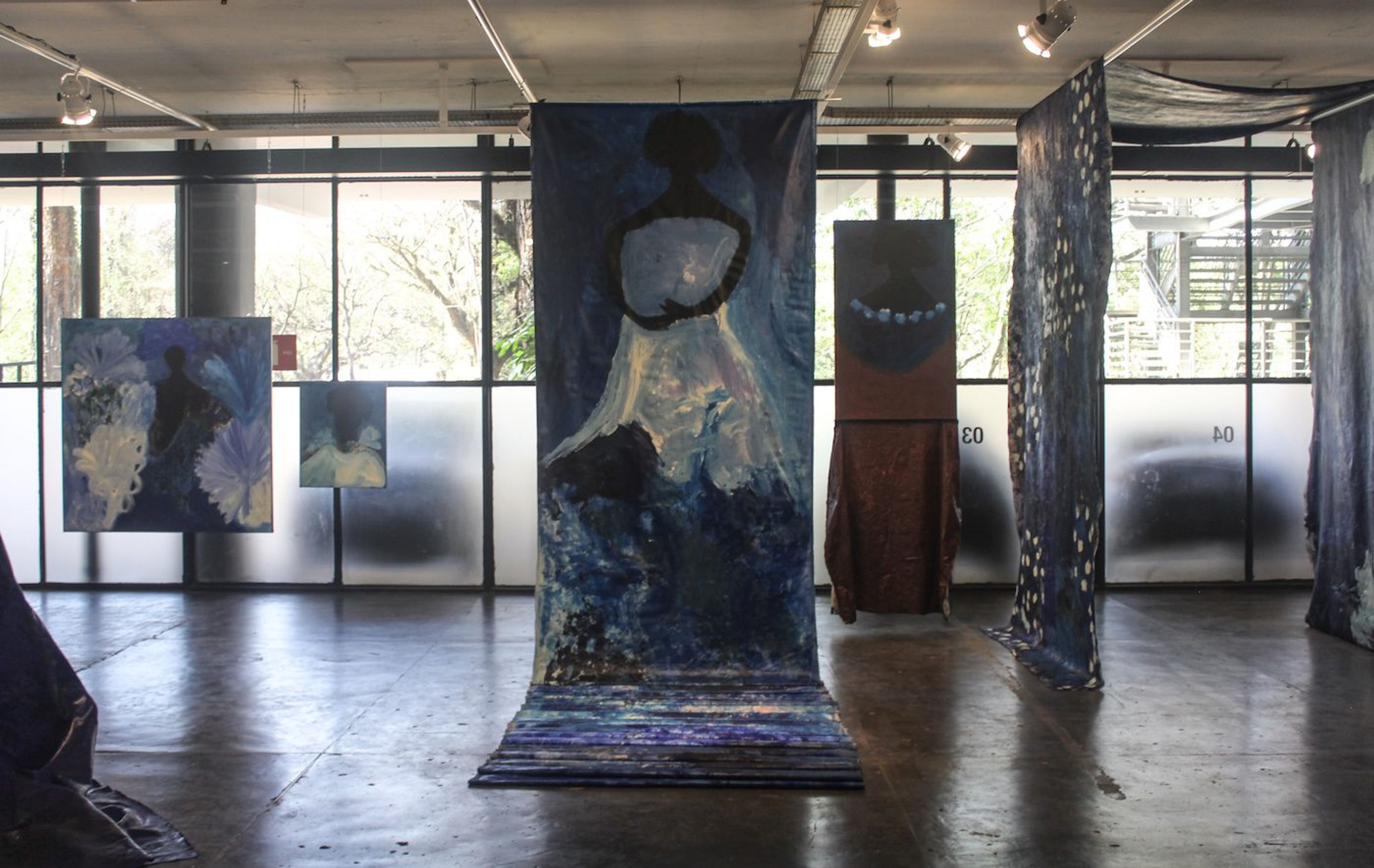 Work by Ruht Ige. Installation view at Ciccillo Matarazzo Pavilion, Fundação Bienal de São Paulo . Images by Cristian Baena / Contemporary And (C&amp;).
