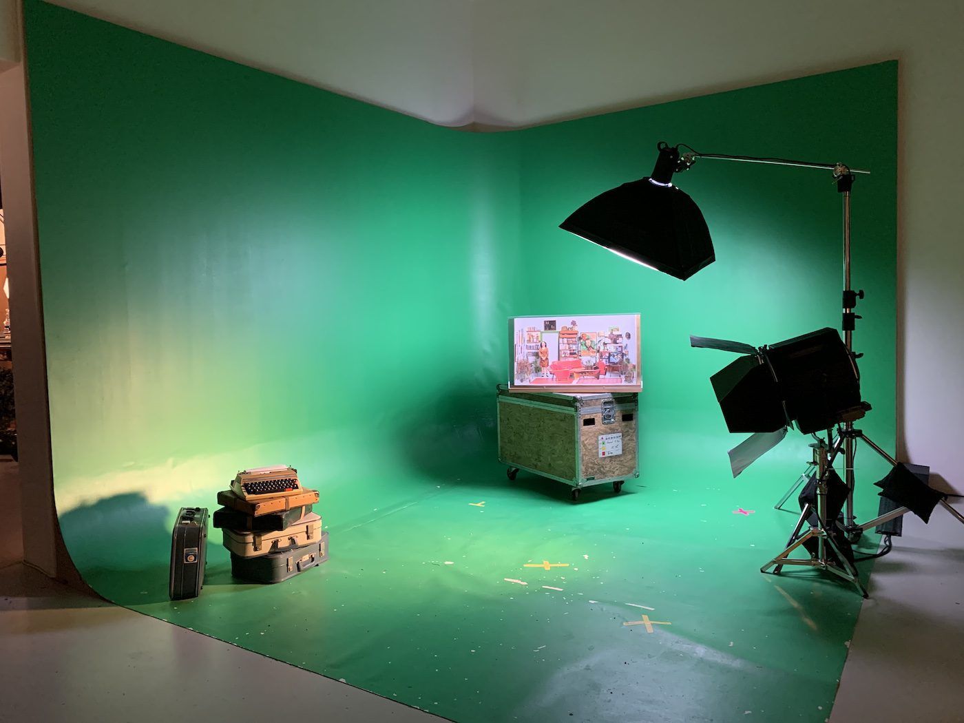 Zineb Sedira, Les rêves n’ont pas de titre/ Dreams have no titles, 2022. Installation view of the France Pavilion at 59th Venice Biennale. Photo: C&amp;