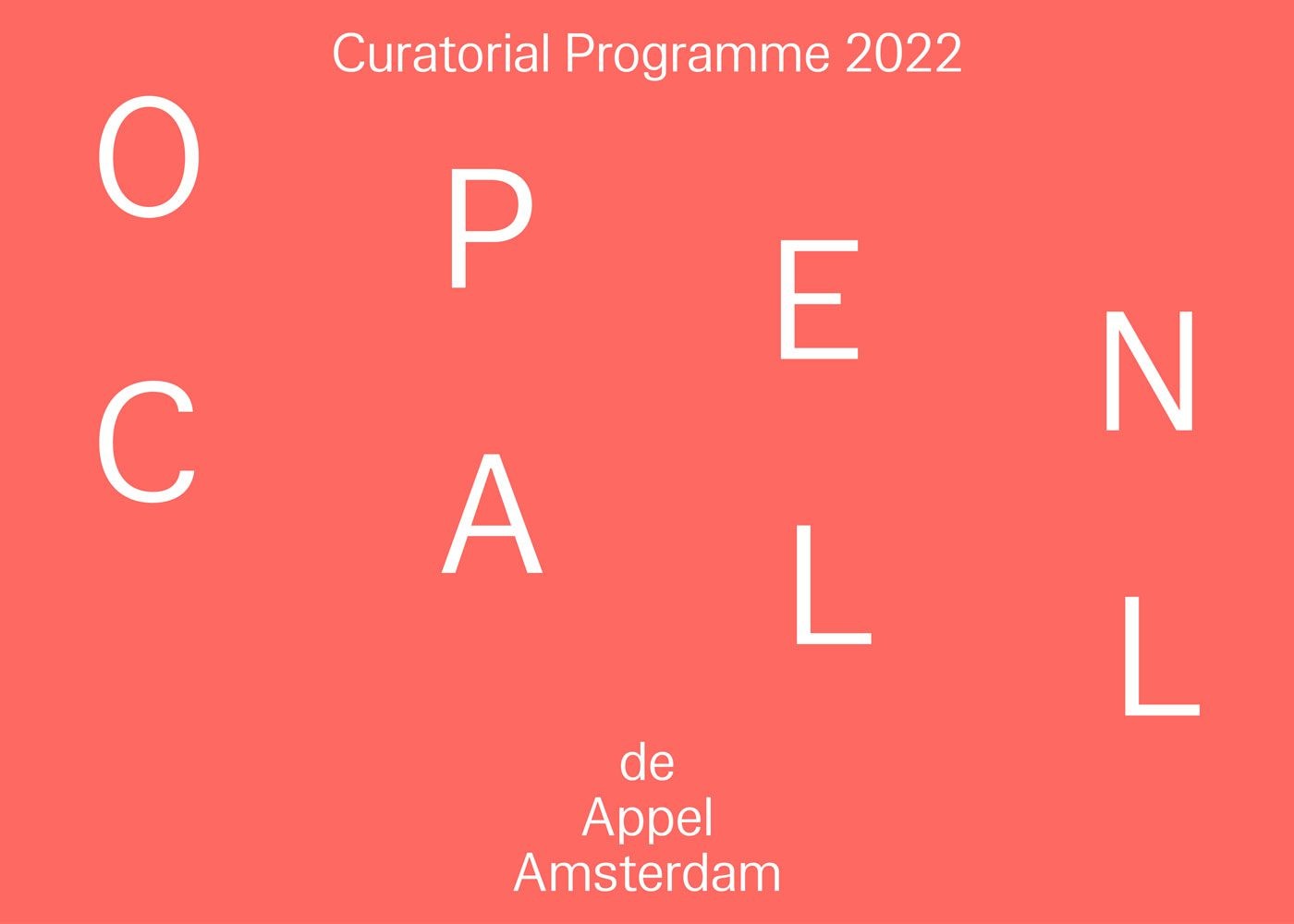 de Appel Curatorial Programme 2022
