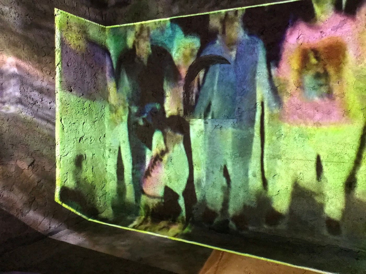 Basel Abbas and Ruanne Abou-Rahme, Until we became fire and fire us, 2023. Installation view at Sharjah Biennial 15. Photo: C&amp;.