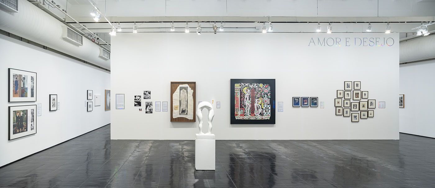 View of the exhibition “LGBTQIA+ Stories”, presented at MASP, 2024/2025. Photo: Eduardo Ortega