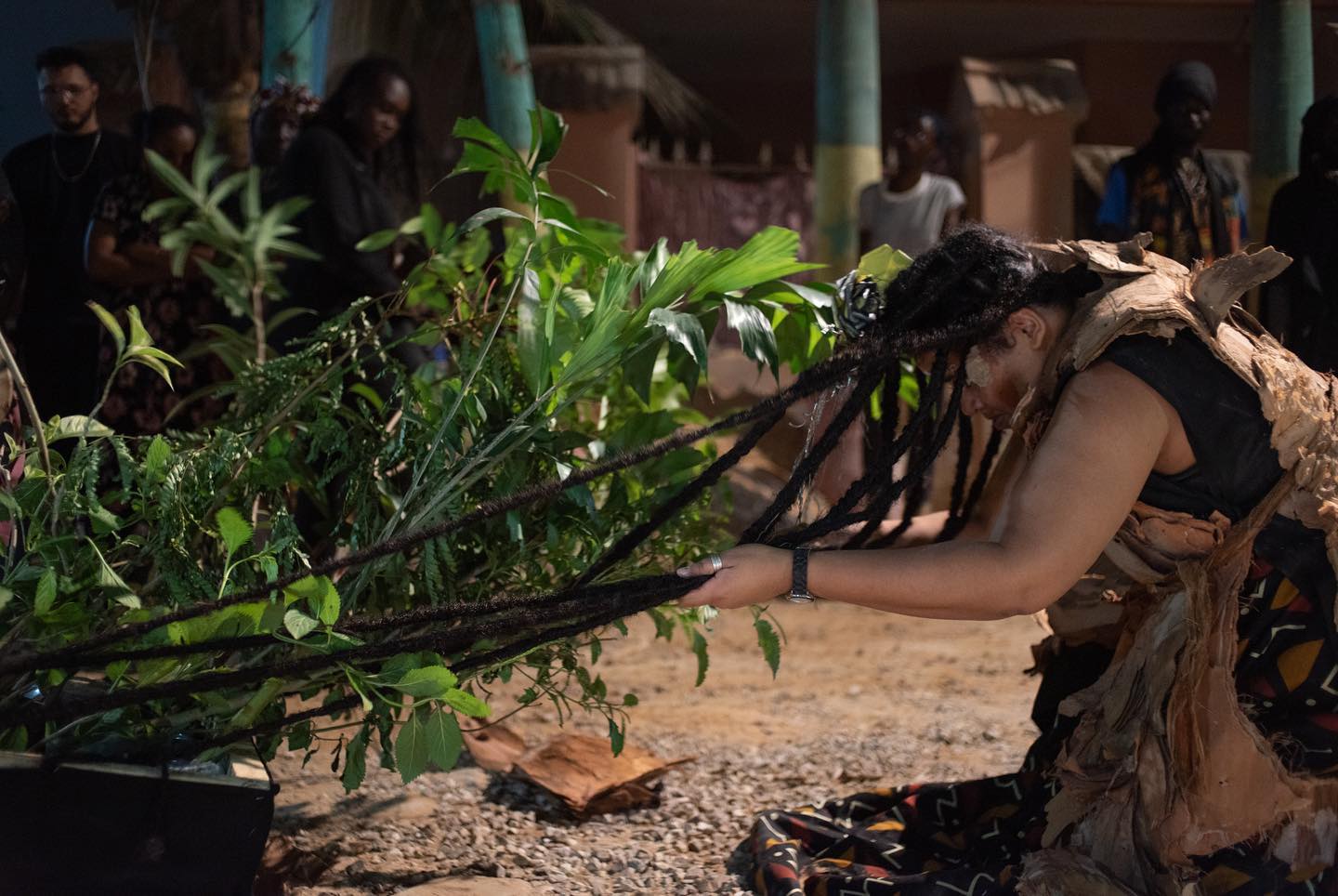 A project by Nyabinghi Lab co-produced by HAU Hebbel am Ufer, Kunstraum Kreuzberg/Bethanien, Nyabinghi Lab, KENU – LAB’Oratoire des Imaginaires and Chimurenga.
Funded by the TURN2 Fund of the German Federal Cultural Foundation and the Federal Government Commissioner for Culture and the Media. Photo:  Jean Baptiste Joire.