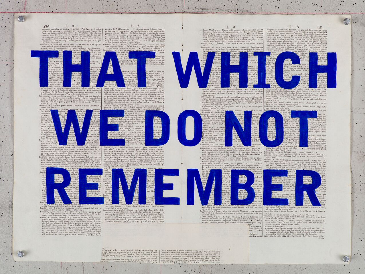 William Kentridge: That Which We Do Not Remember