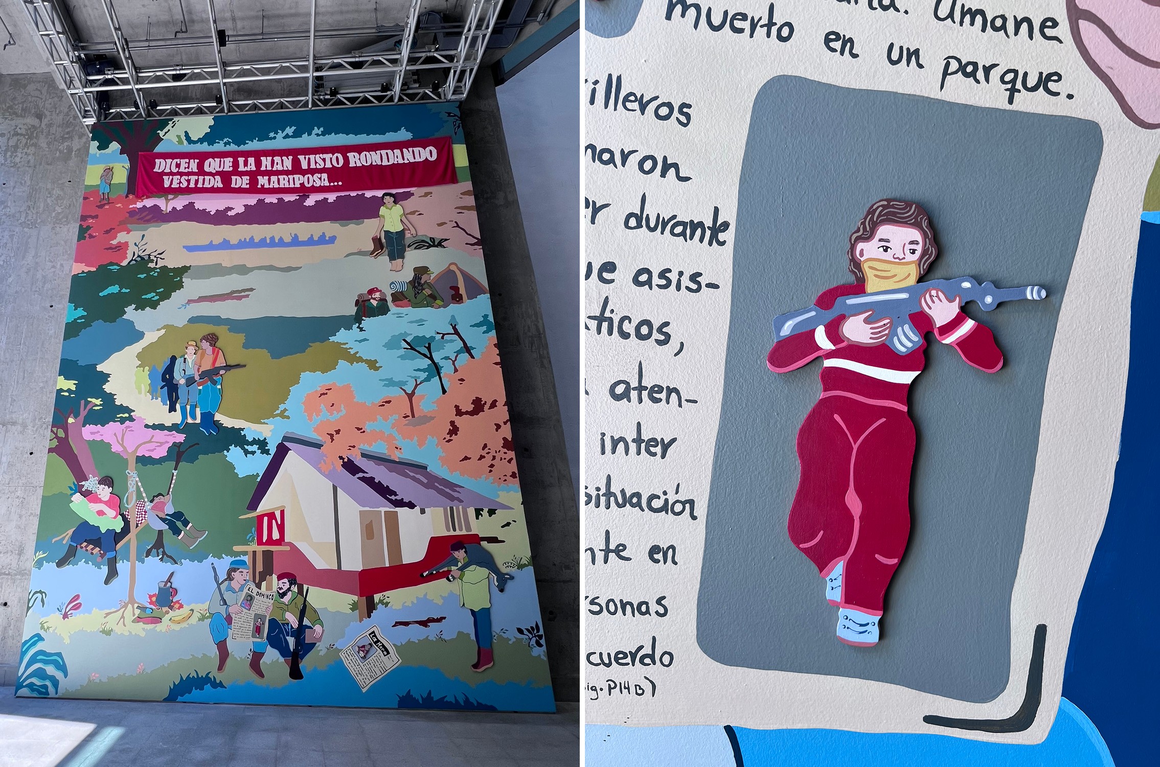 Gabriela Pinilla, Guerrillera, montaña, compañera (Guerilla, mountain, companion), Sesc_Videobrasil Biennial, 2023. Photo: Eduardo Nasi