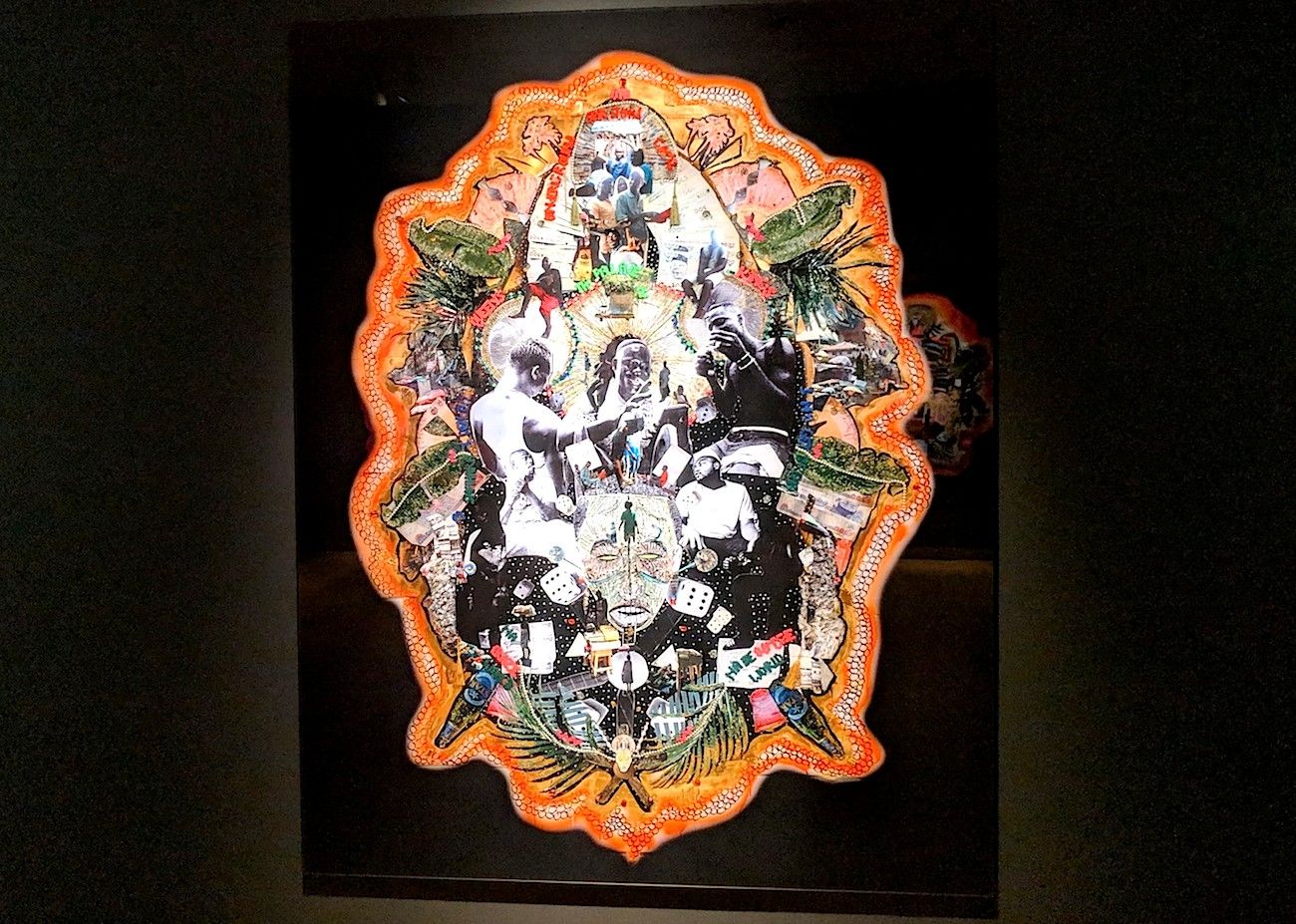 Raquel van Haver, A Shine of a Deity L´enyin ise aye lo Ku, 2018. Collage in photo