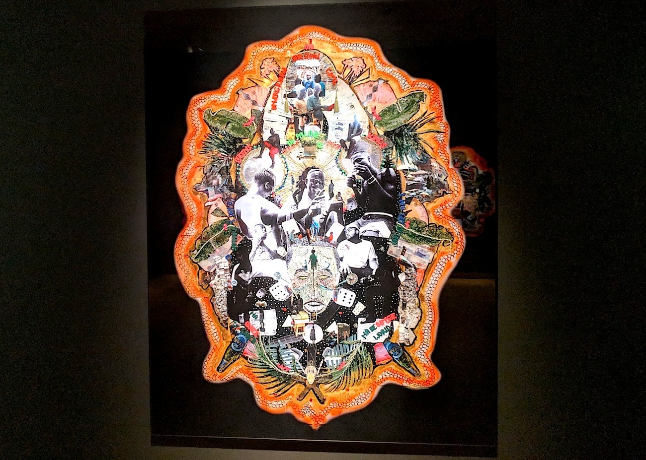 Raquel van Haver, A Shine of a Deity L´enyin ise aye lo Ku, 2018. Collage in photo