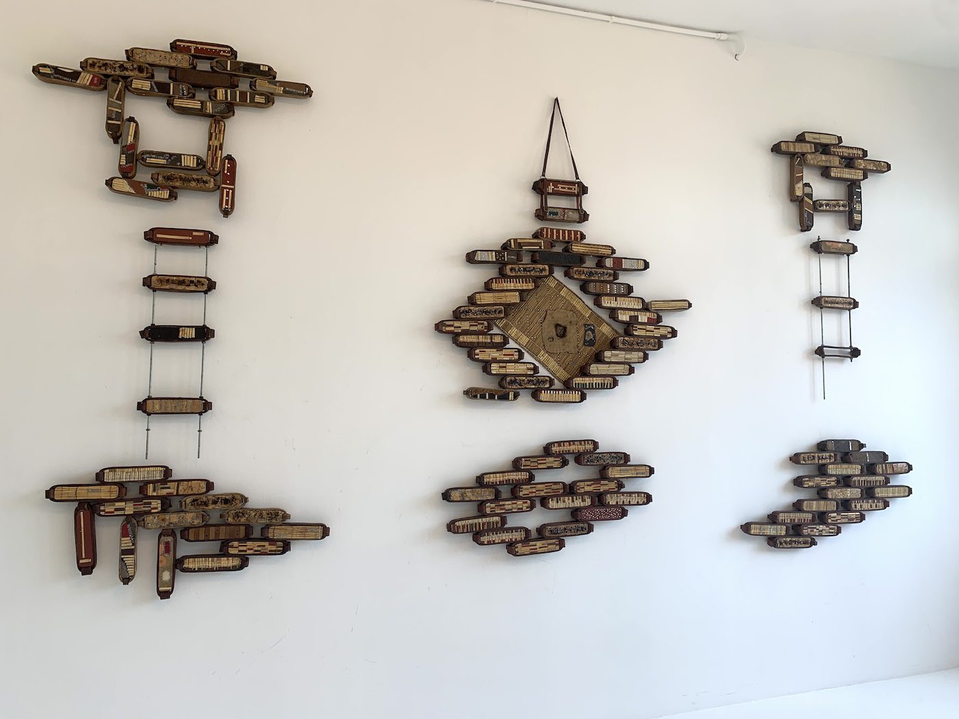 Victor Nyakauru. Installation View of National Pavilion of Zimbabwe, 60th Venice Biennale. Photo: C&amp;