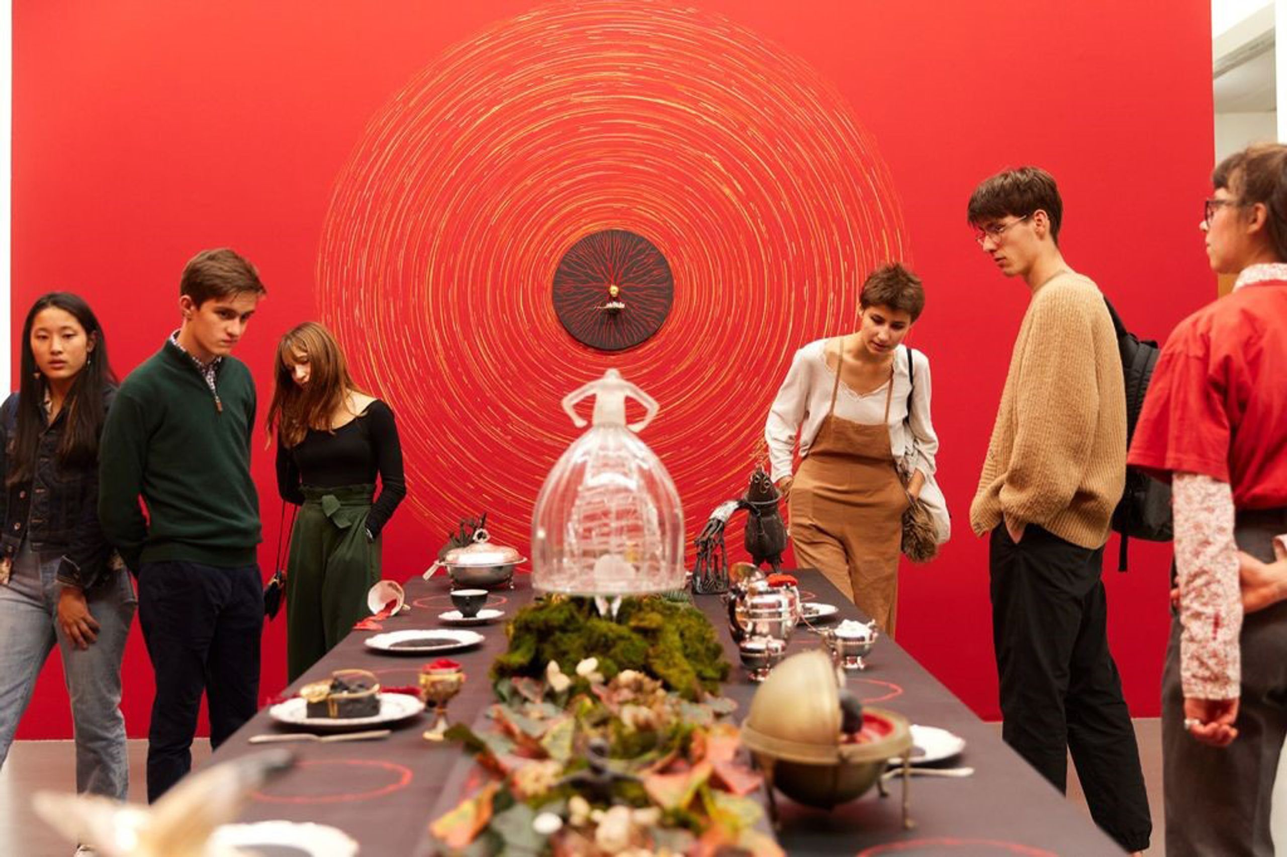 Jasmine Thomas Girvan, Bathed in Sacred Fire, Installation Dreaming Backwards with Students, 2021. Photo: Kunstinstituut Melly